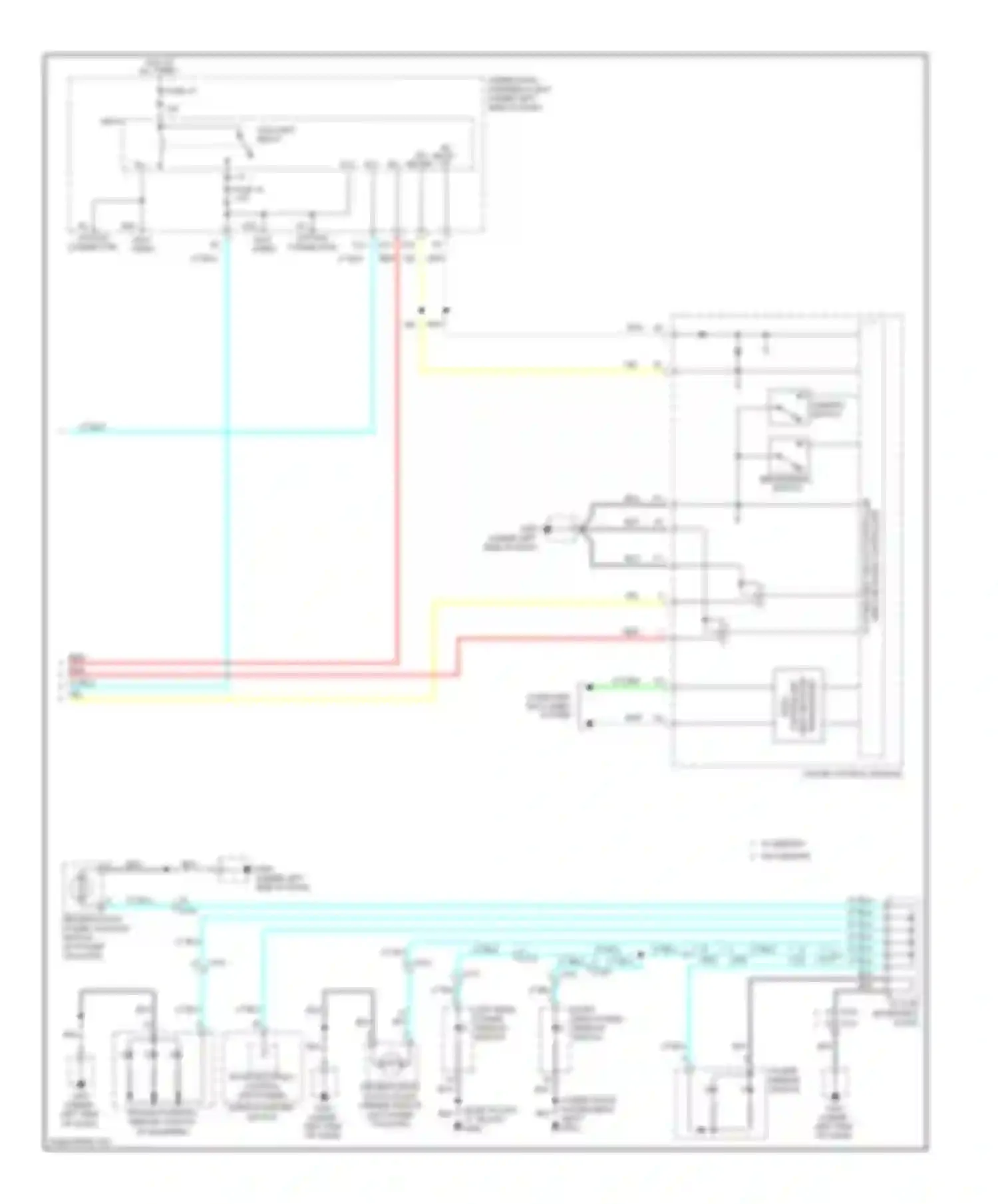 Pilot Honda II facelift (2011-2015): Instrument illumination circuit (3 of 3)