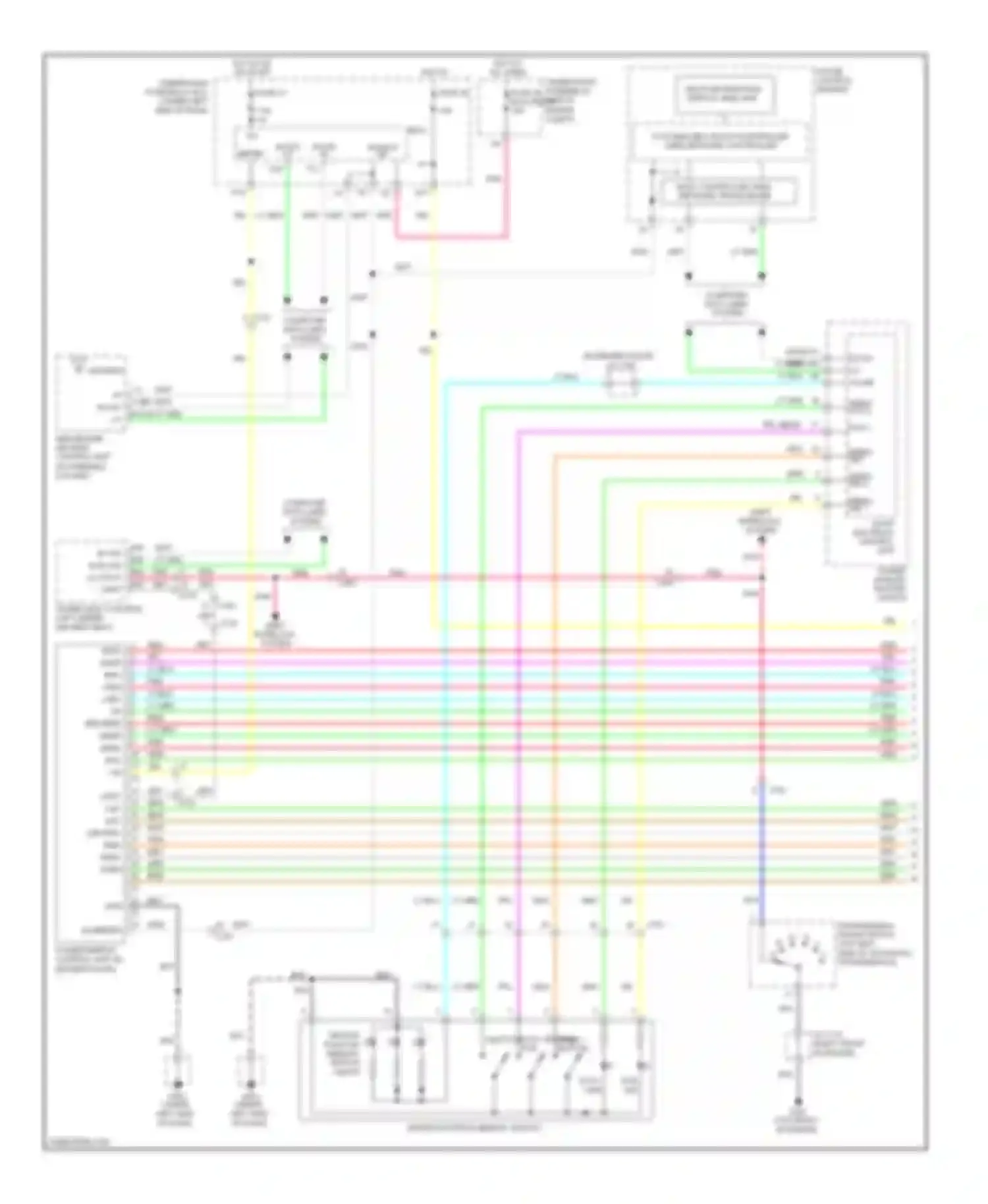 Pilot Honda II facelift (2011-2015): Memory mirrors circuit (1 of 2)