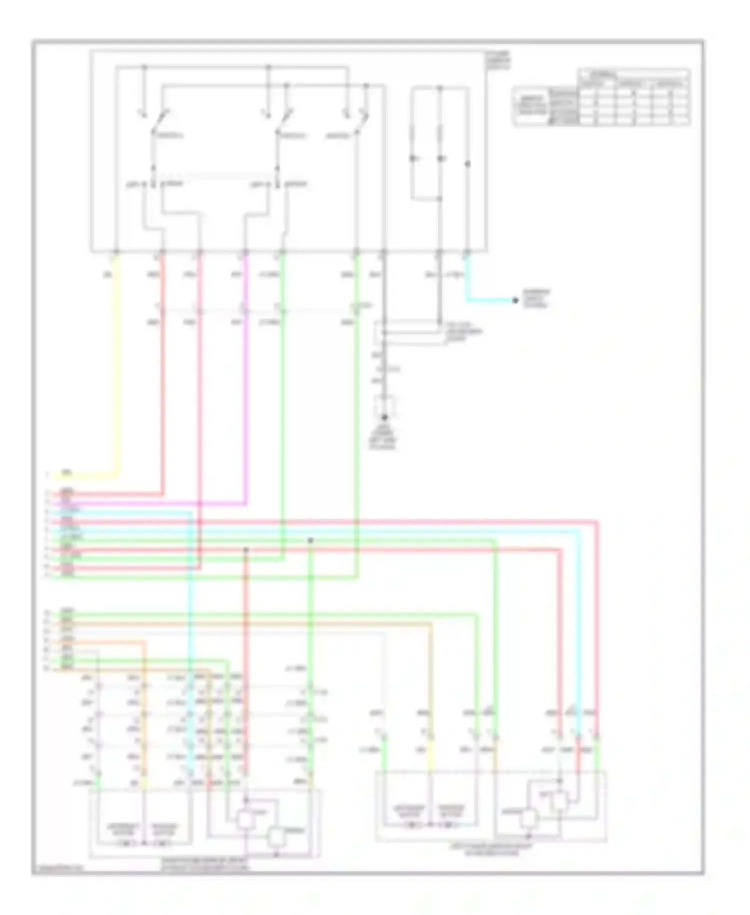 Pilot Honda II facelift (2011-2015): Memory mirrors circuit (2 of 2)