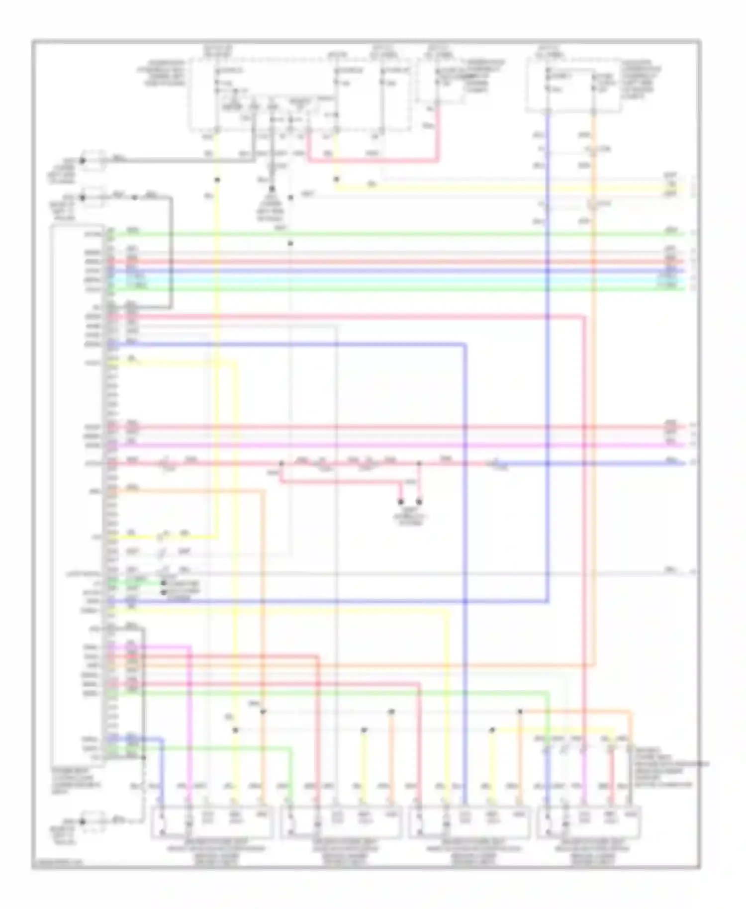 Pilot Honda II facelift (2011-2015): Memory seat circuit (1 of 2)