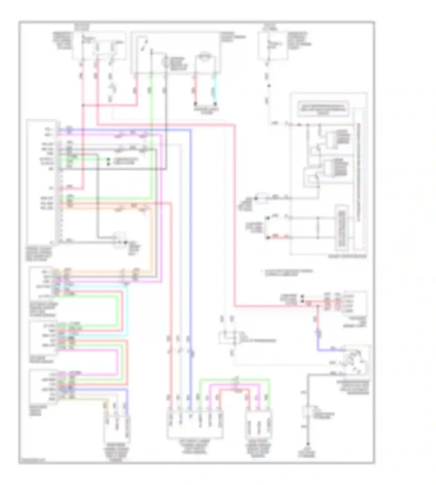 Pilot Honda II facelift (2011-2015): Parking assistant circuit, except honda accessory