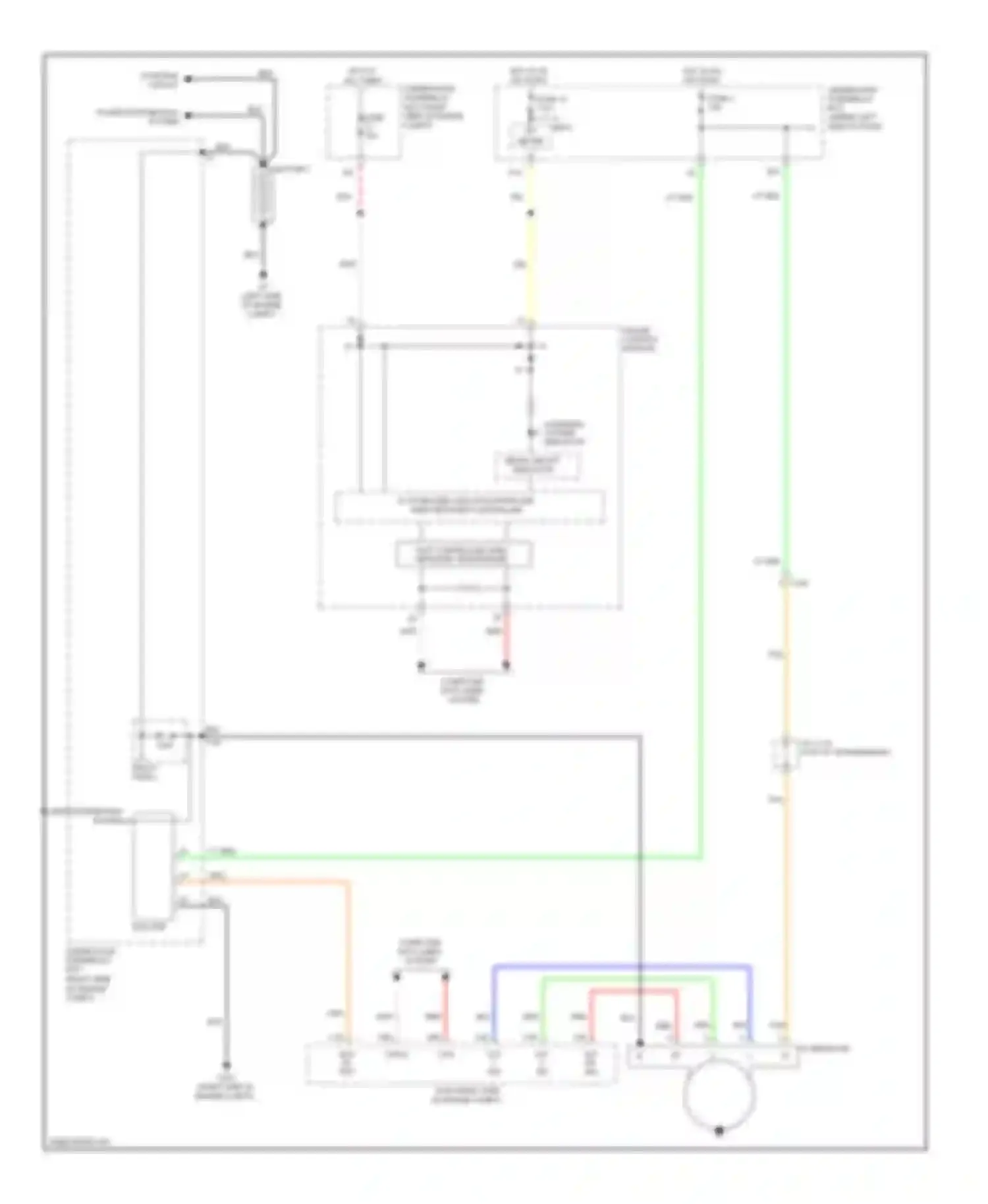 Pilot Honda II facelift (2011-2015): Charging circuit