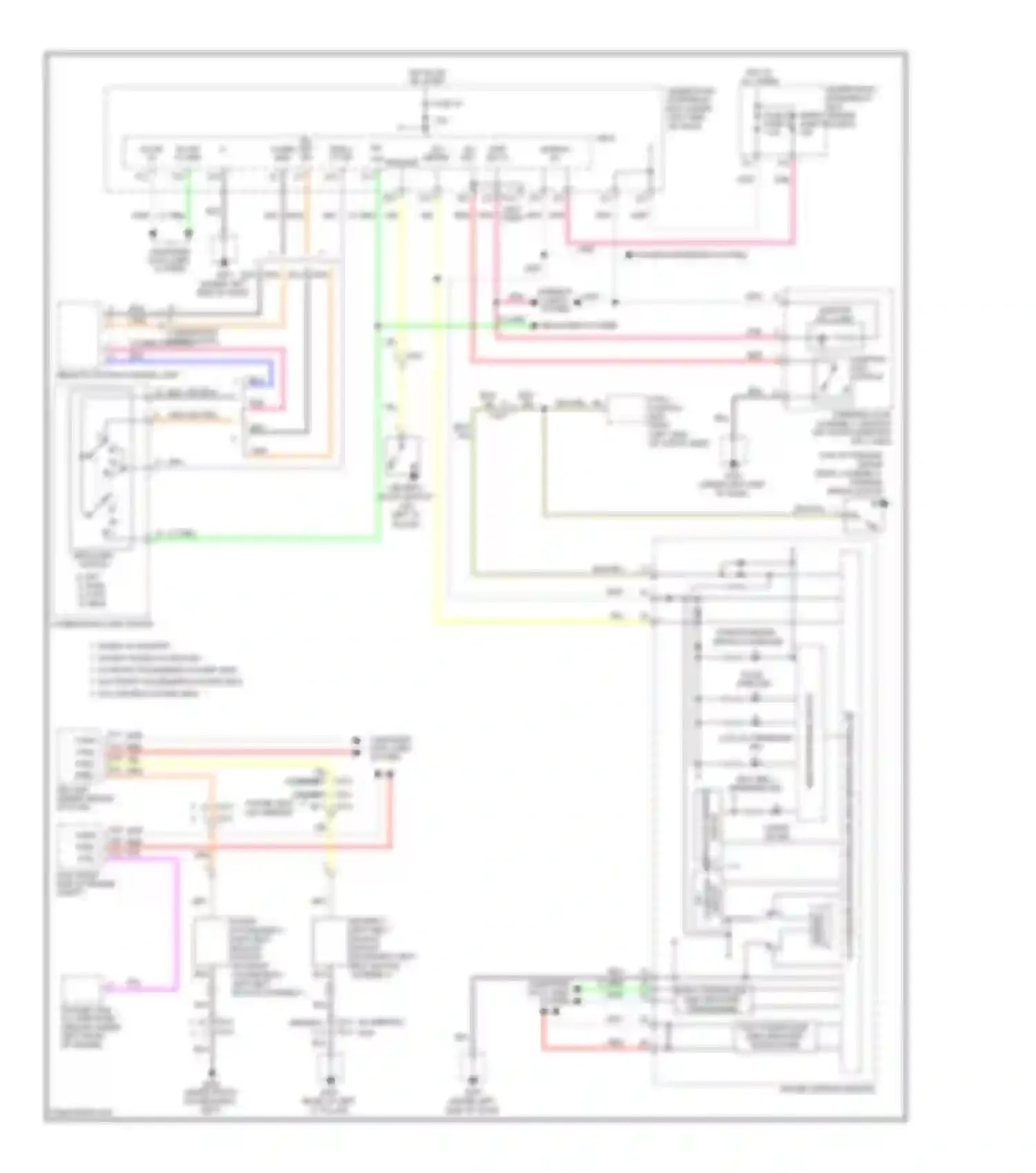 Pilot Honda II facelift (2011-2015): Chime circuit