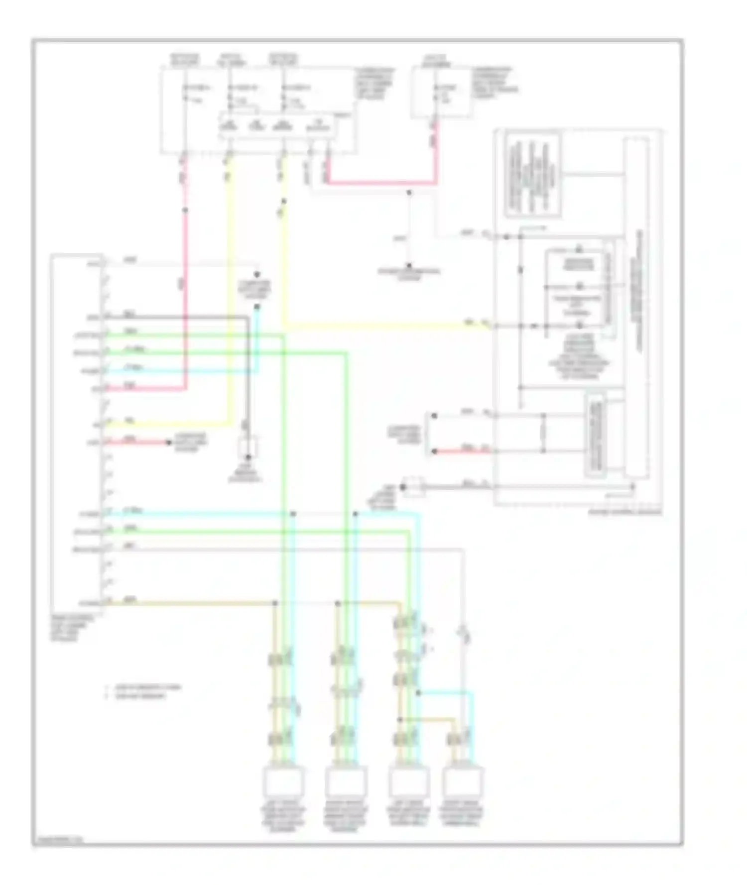 Pilot Honda II facelift (2011-2015): Tire pressure monitoring circuit