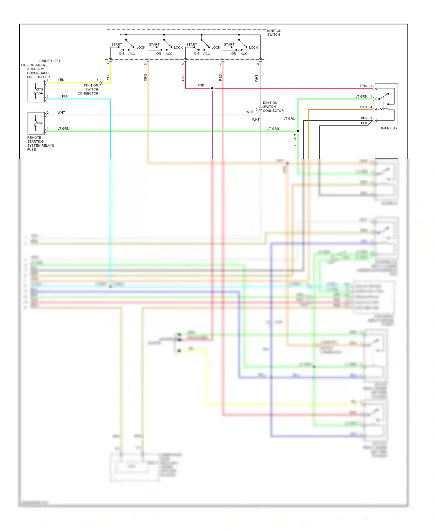 Wiring diagram 1 7 pnk for Honda Pilot II facelift (2011-2015) (1 of 1)