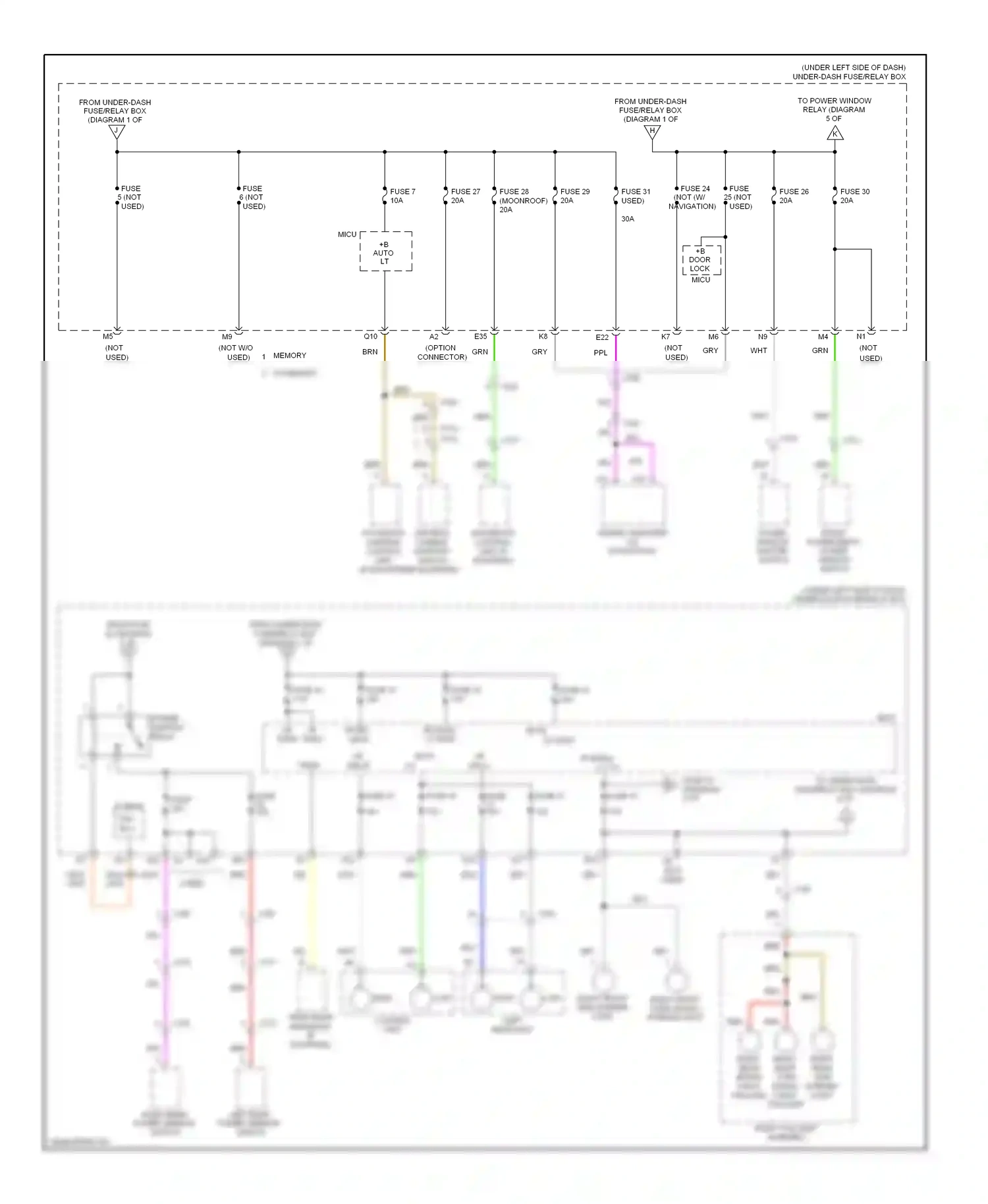 Wiring diagram 4 ppl for Honda Pilot II facelift (2011-2015) (1 of 1)