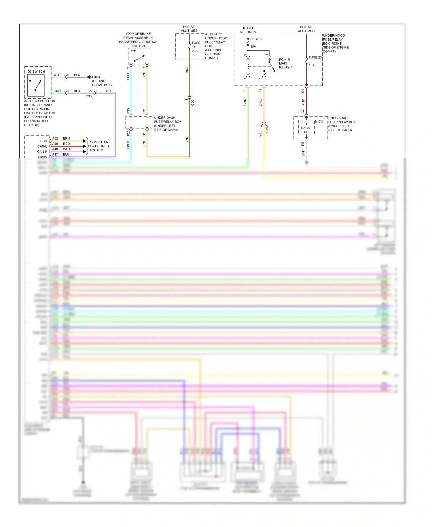 Wiring diagram blk for Honda Pilot II facelift (2011-2015) (102 of 117)