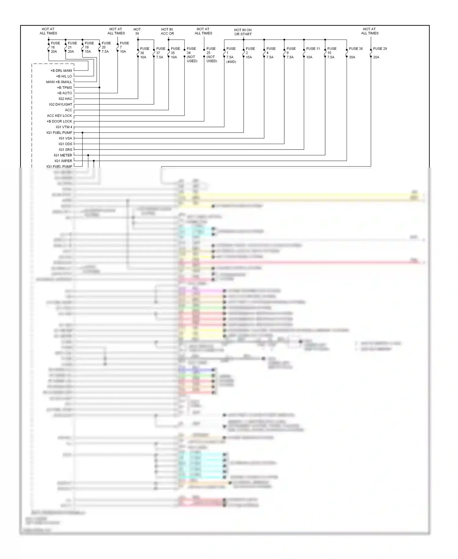 Wiring diagram blk for Honda Pilot II facelift (2011-2015) (12 of 117)