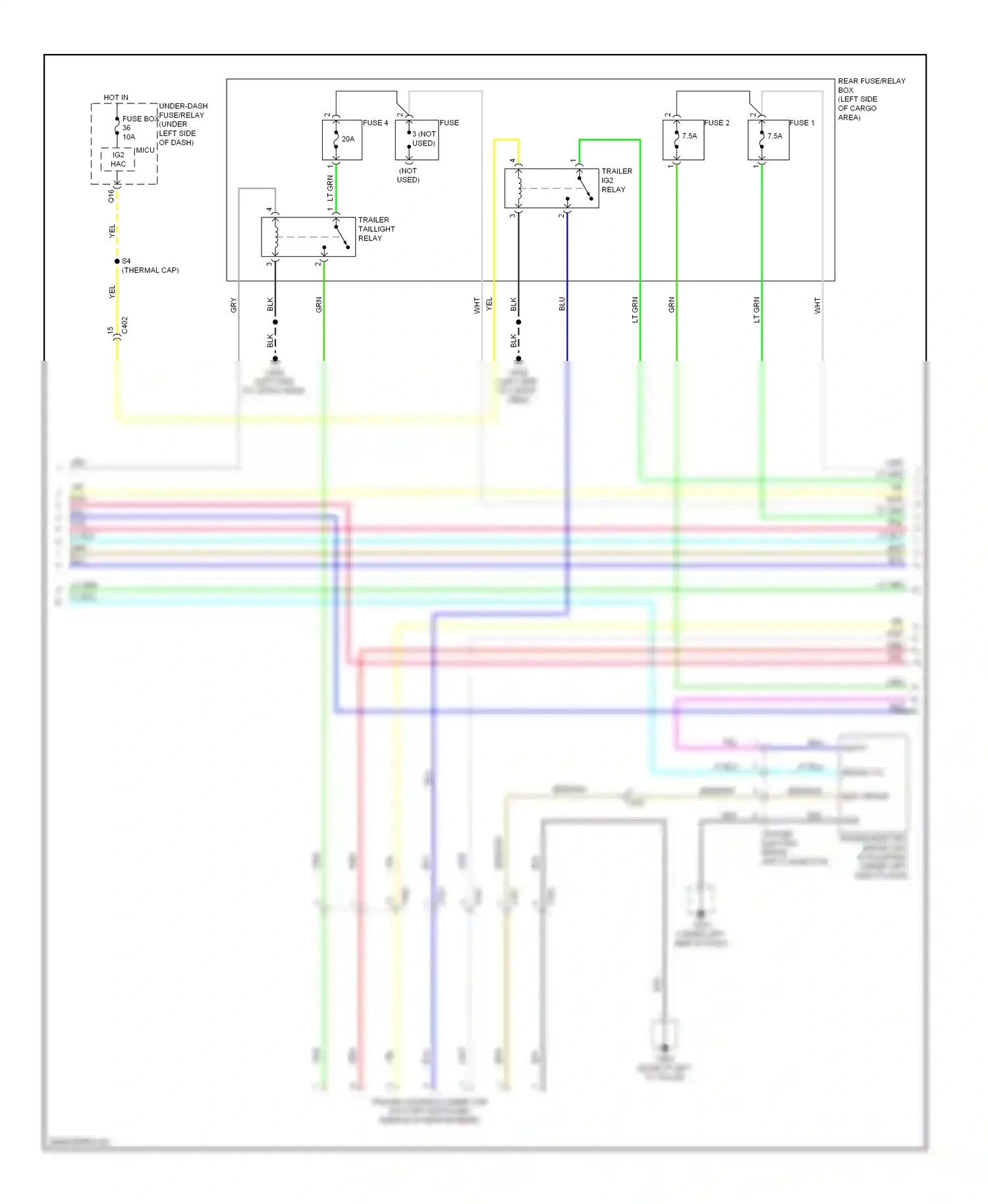 Wiring diagram blk for Honda Pilot II facelift (2011-2015) (33 of 117)