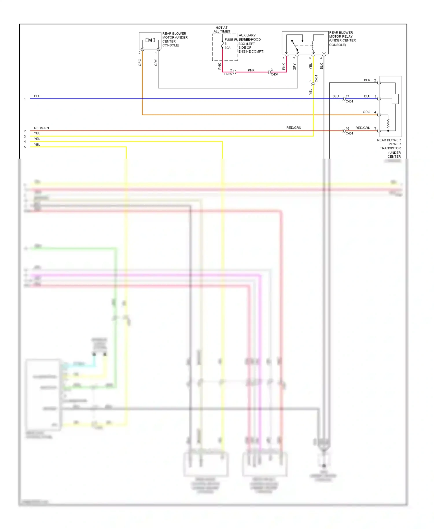 Wiring diagram blu for Honda Pilot II facelift (2011-2015) (9 of 92)