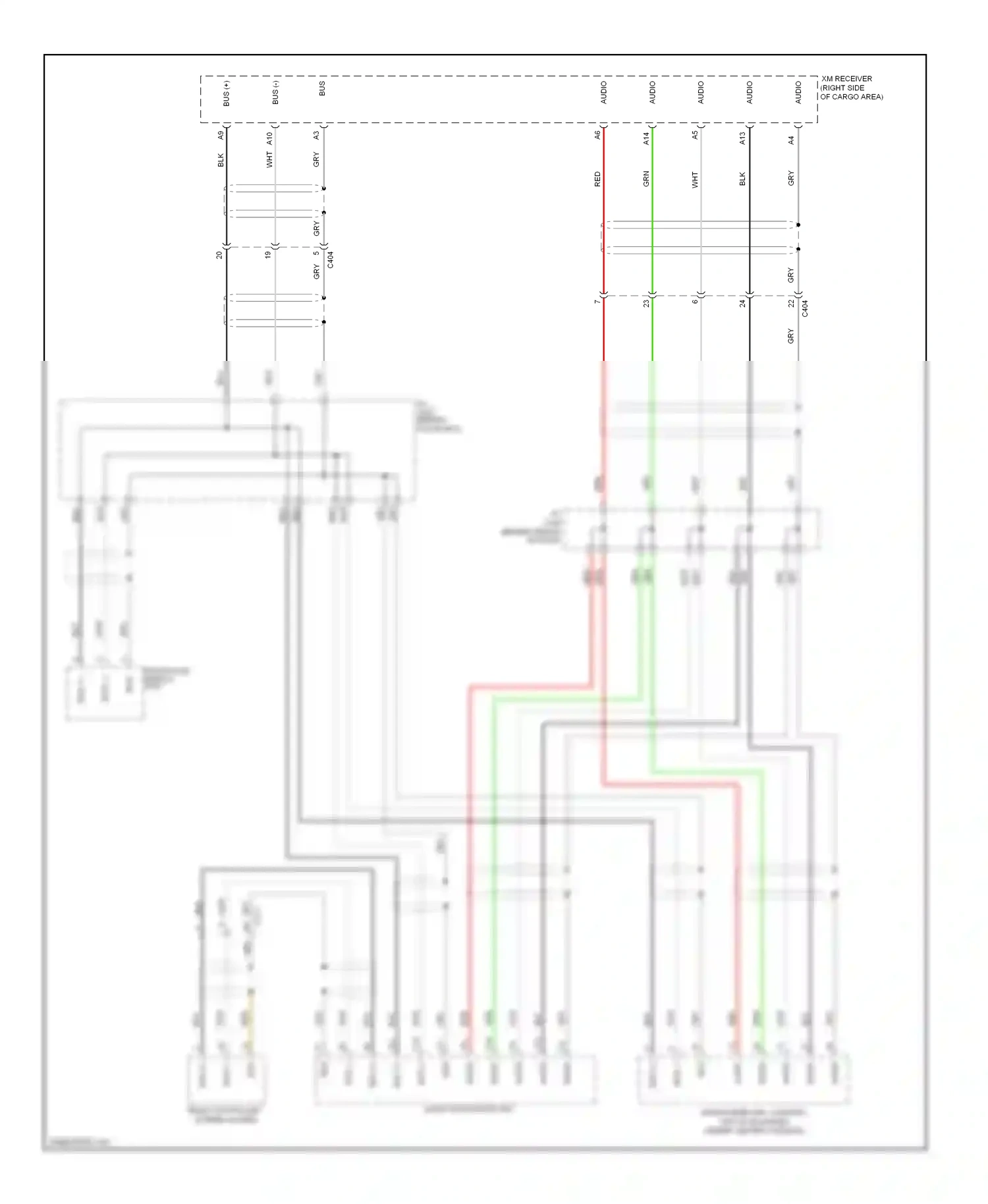Wiring diagram bus sh for Honda Pilot II facelift (2011-2015) (1 of 7)