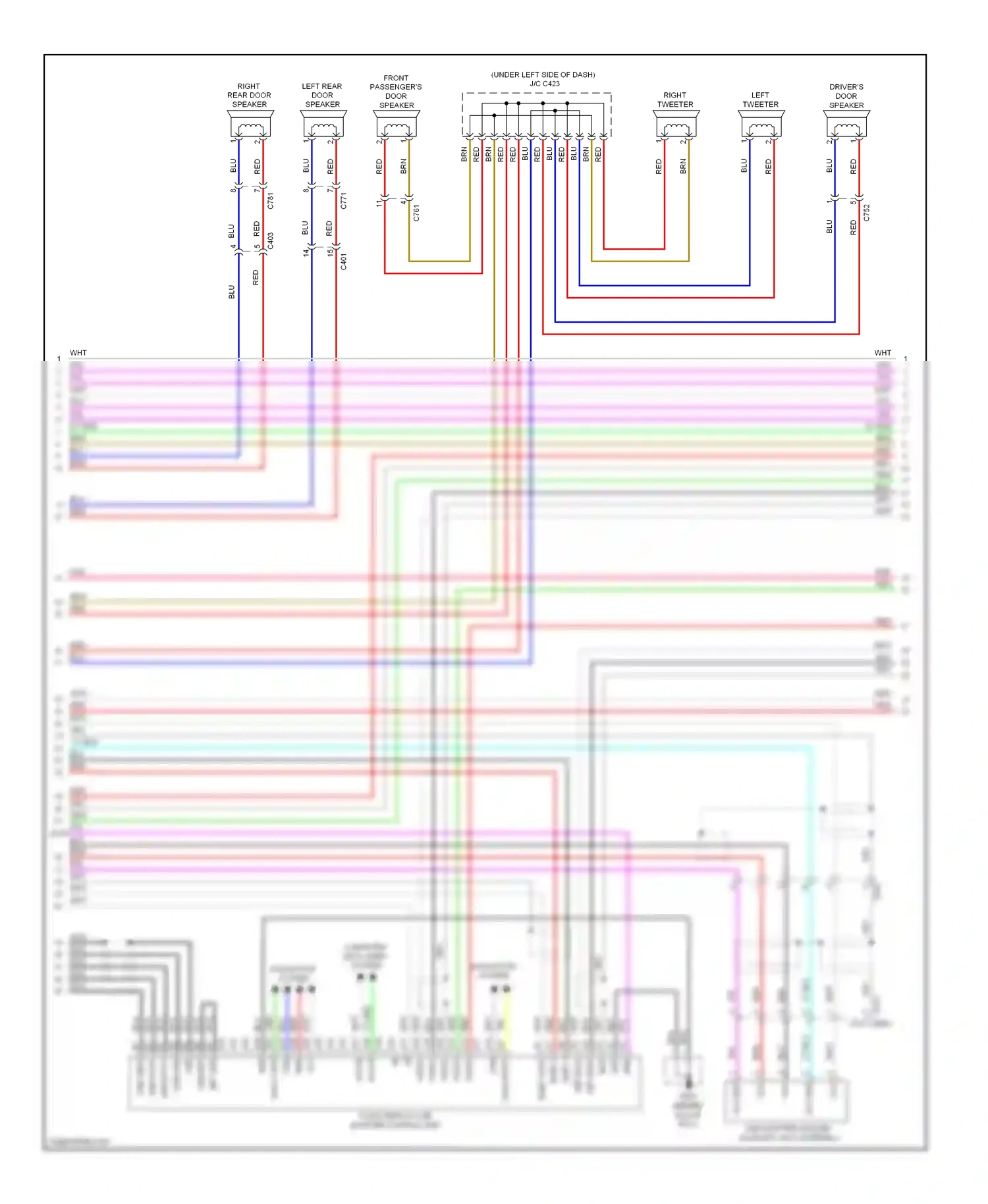 Wiring diagram duet cont for Honda Pilot II facelift (2011-2015) (4 of 4)