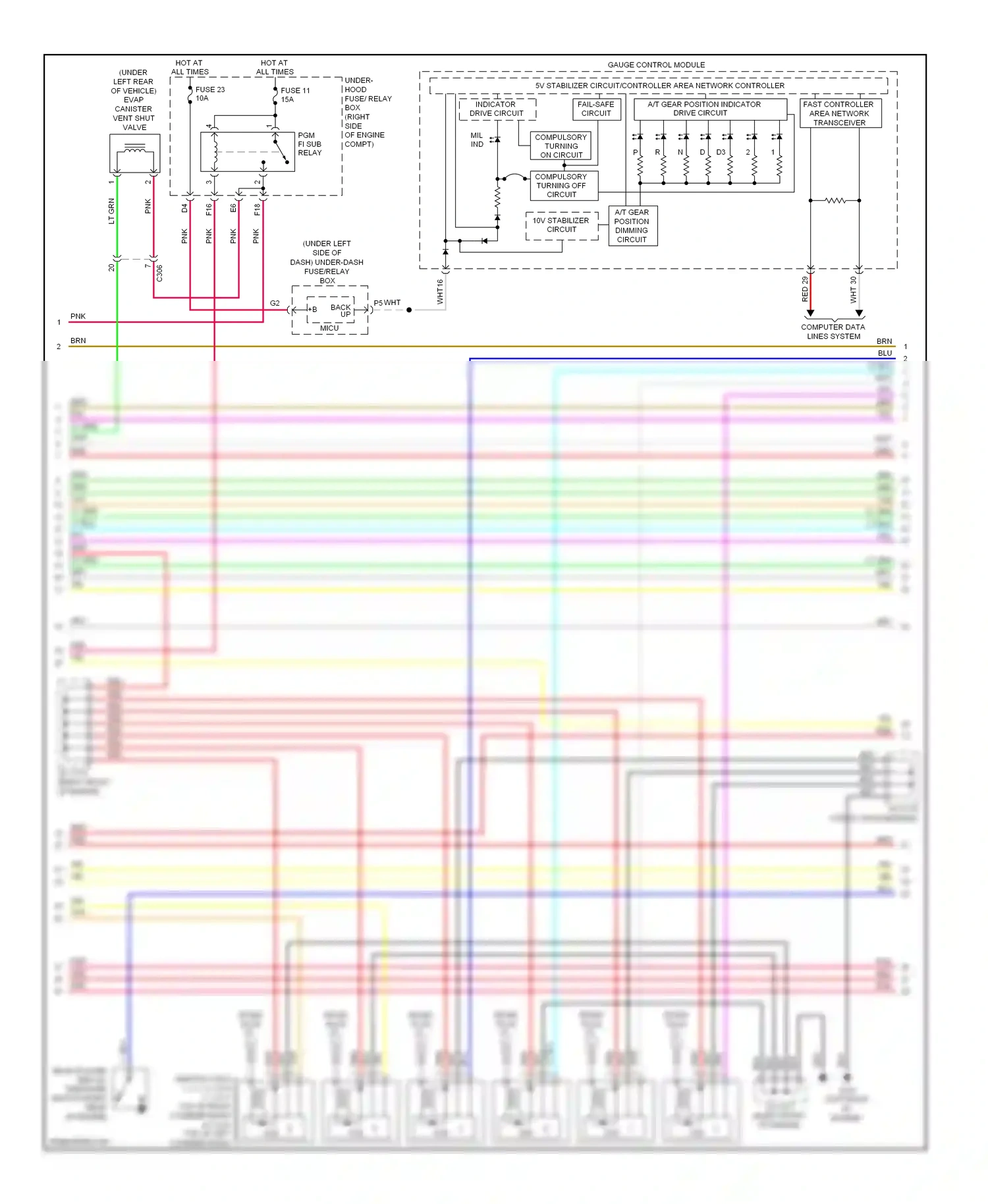 Wiring diagram fast controller area network transceiver for Honda Pilot II facelift (2011-2015) (8 of 8)