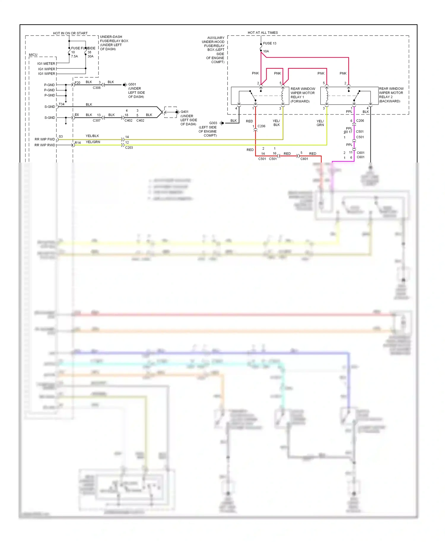 Wiring diagram grn for Honda Pilot II facelift (2011-2015) (92 of 92)
