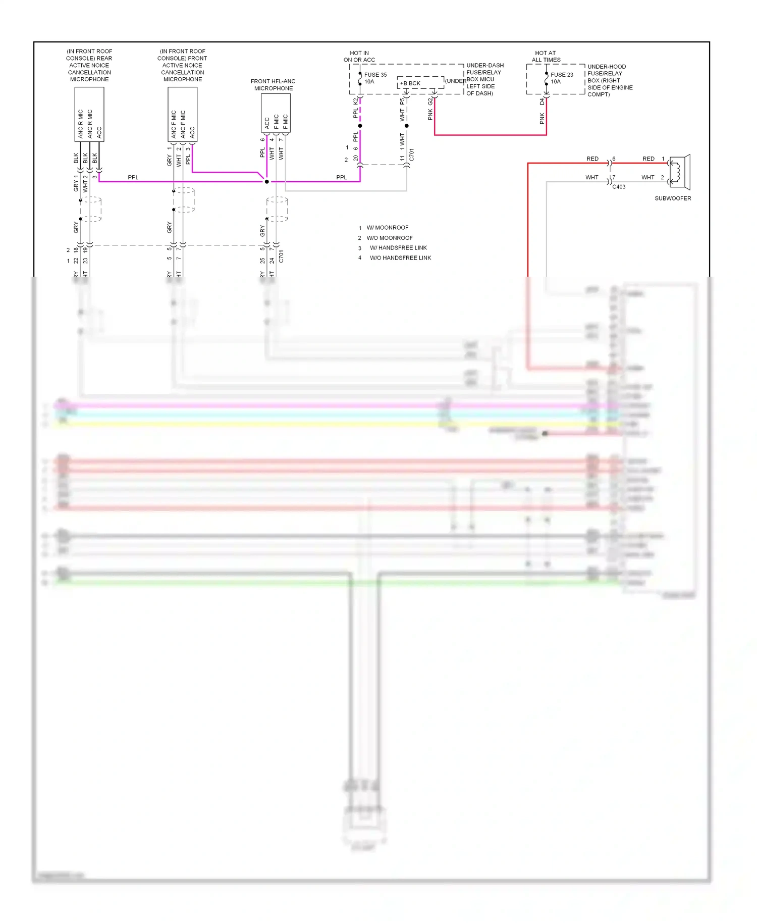 Wiring diagram grn for Honda Pilot II facelift (2011-2015) (63 of 92)