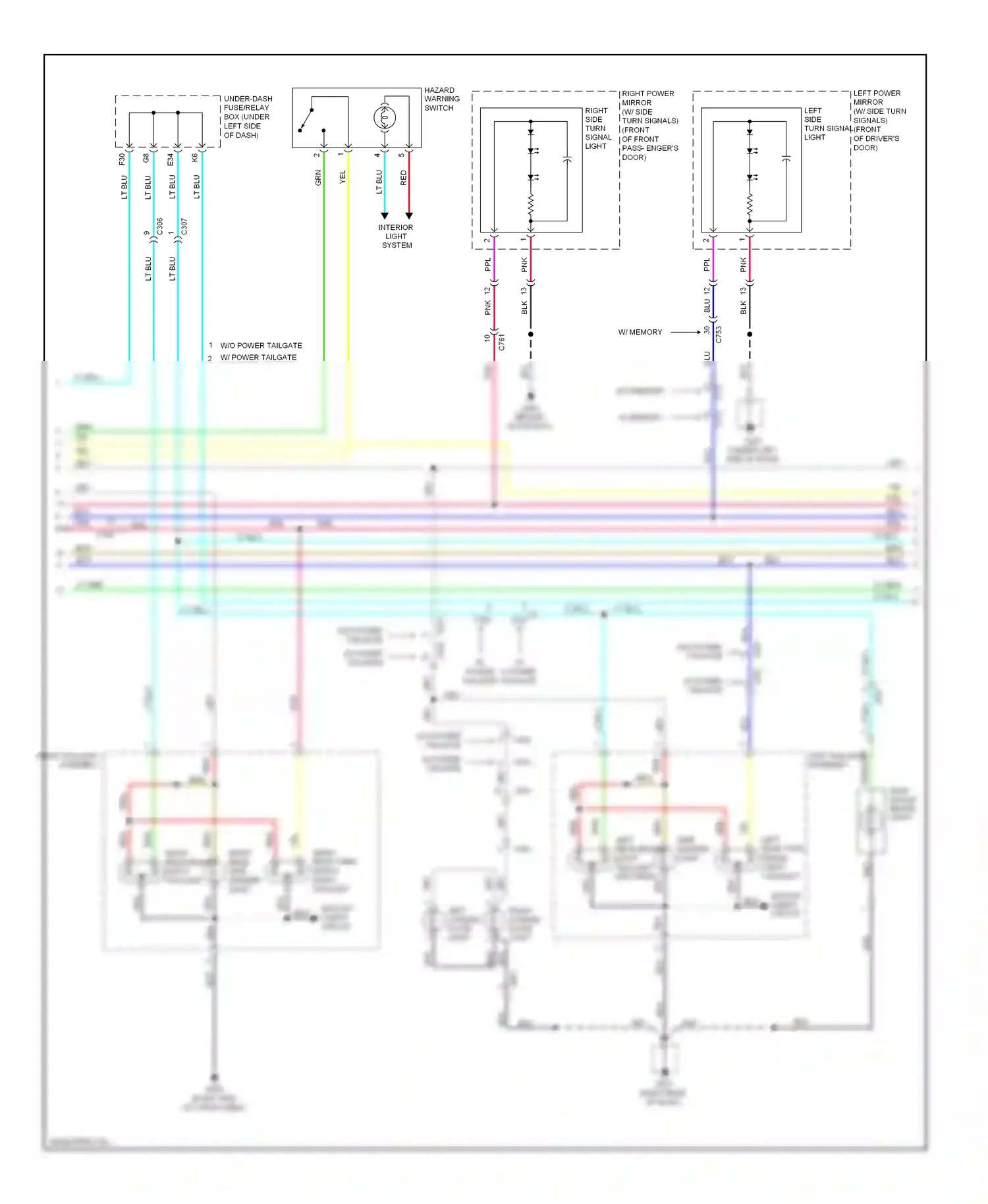 Wiring diagram lt grn for Honda Pilot II facelift (2011-2015) (14 of 78)