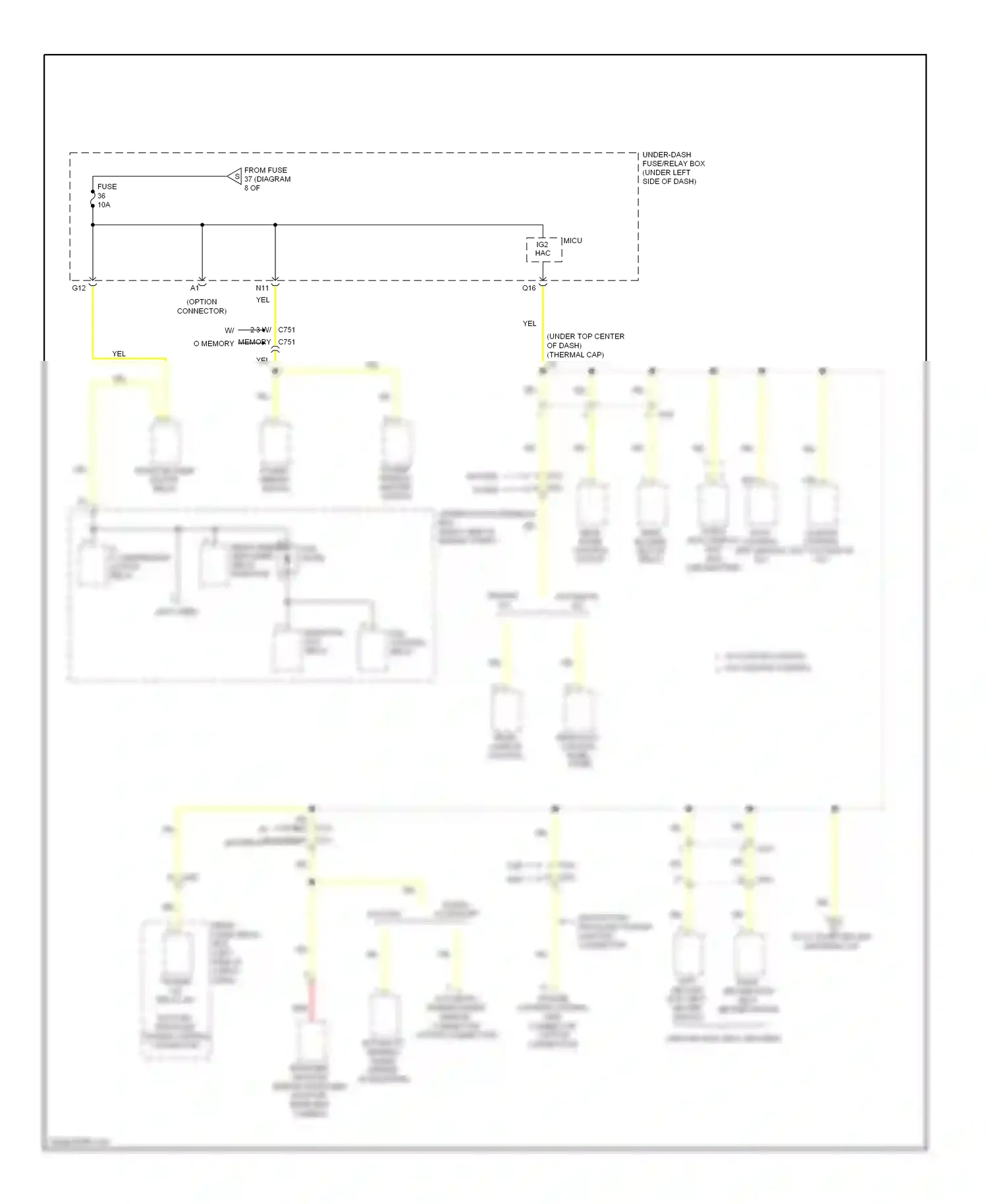 Wiring diagram manual automatic a/c a/c for Honda Pilot II facelift (2011-2015) (1 of 1)