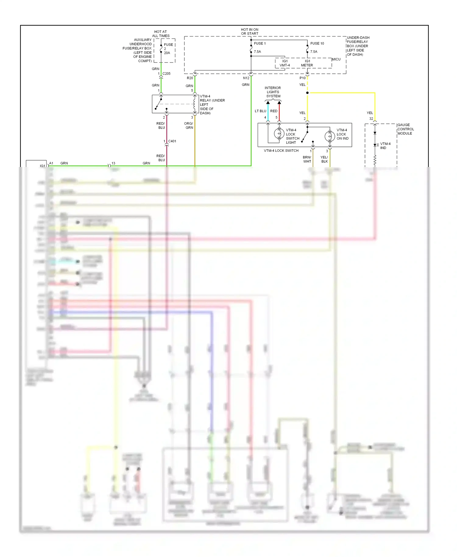 Wiring diagram pnk for Honda Pilot II facelift (2011-2015) (81 of 88)