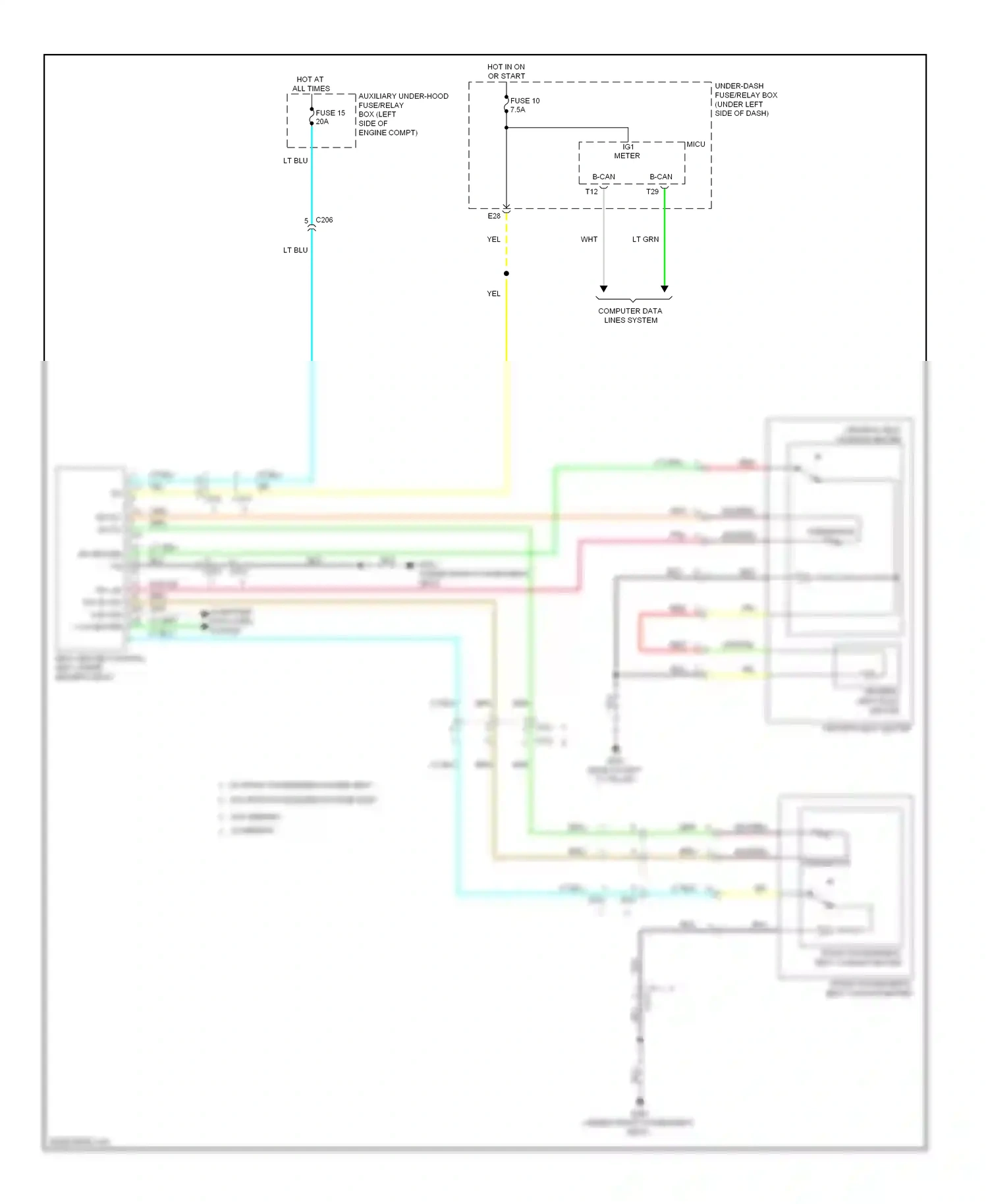 Wiring diagram red for Honda Pilot II facelift (2011-2015) (74 of 108)