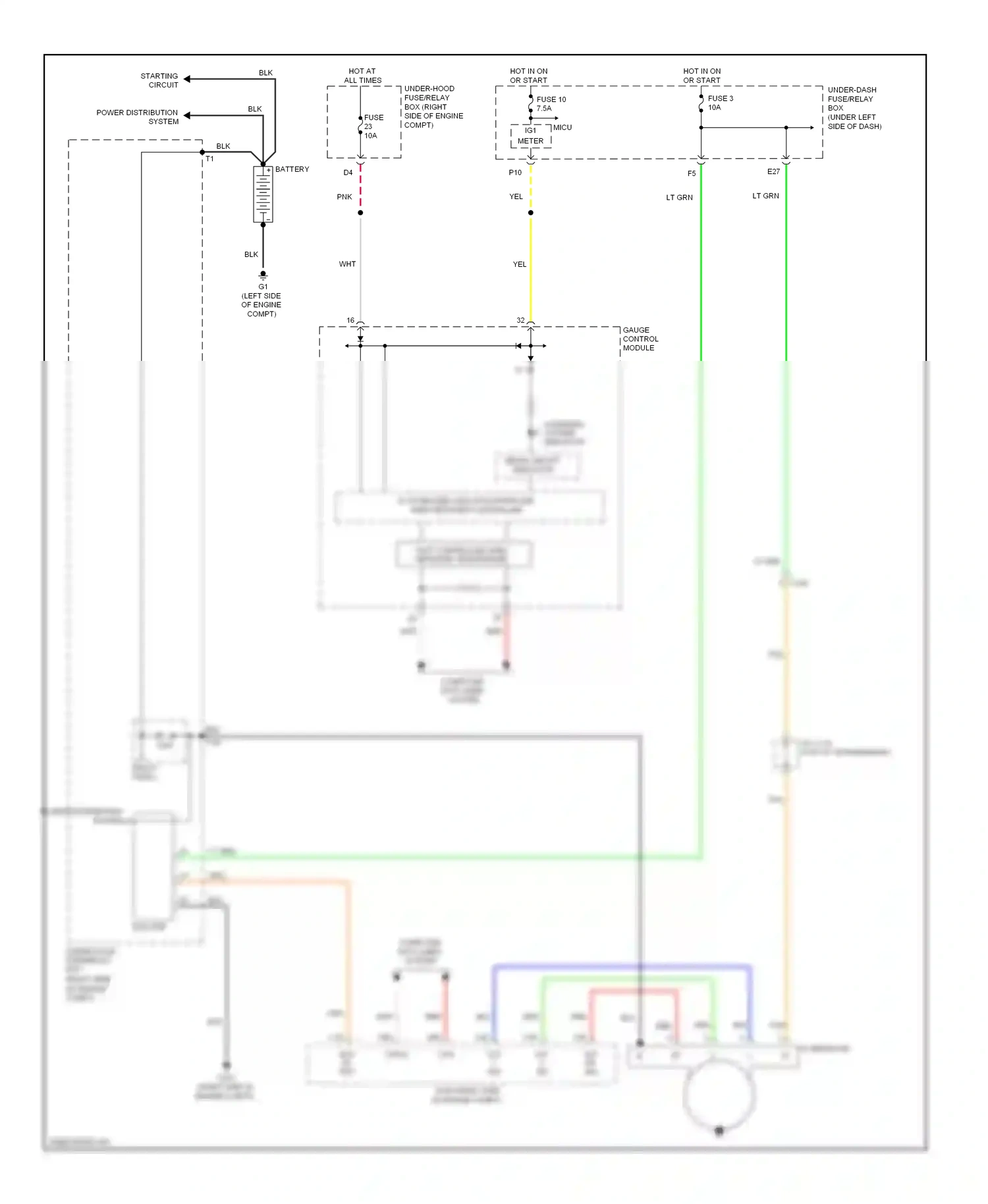 Wiring diagram sig sig for Honda Pilot II facelift (2011-2015) (1 of 1)