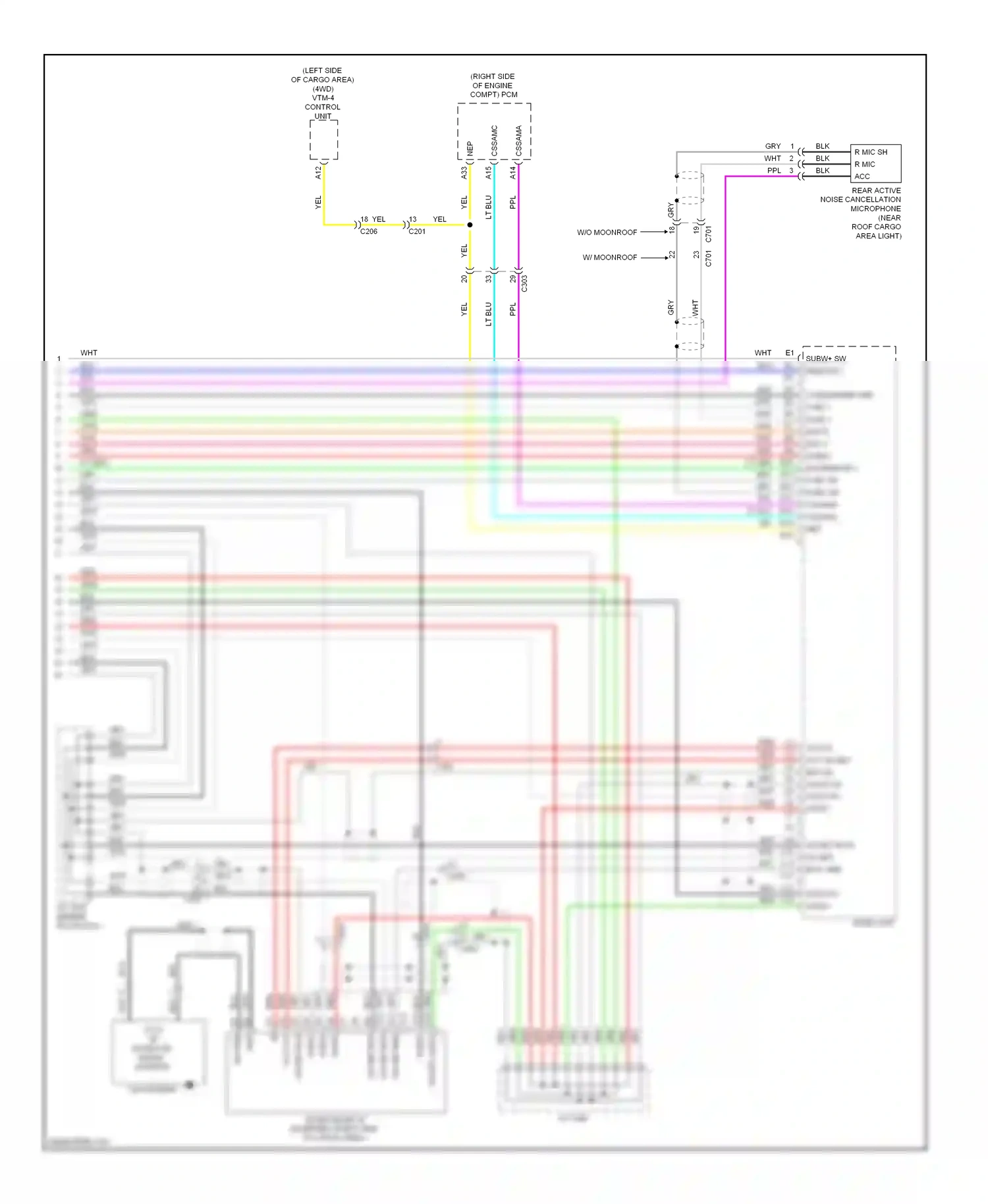Wiring diagram sys acc for Honda Pilot II facelift (2011-2015) (5 of 5)