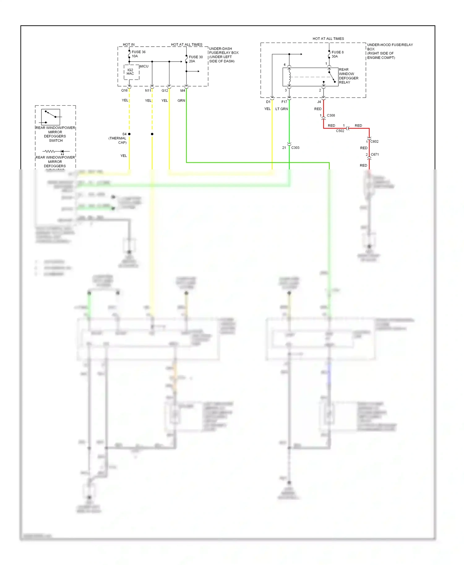 Honda Pilot II facelift (2011-2015) uart wiring diagram  (2 of 5)