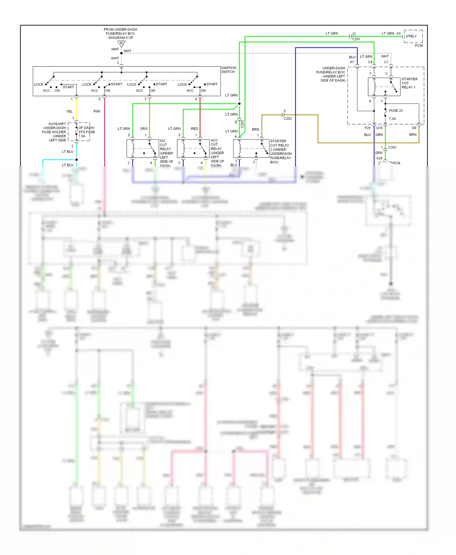 Wiring diagram vtm-4 control unit for Honda Pilot II facelift (2011-2015) (6 of 8)