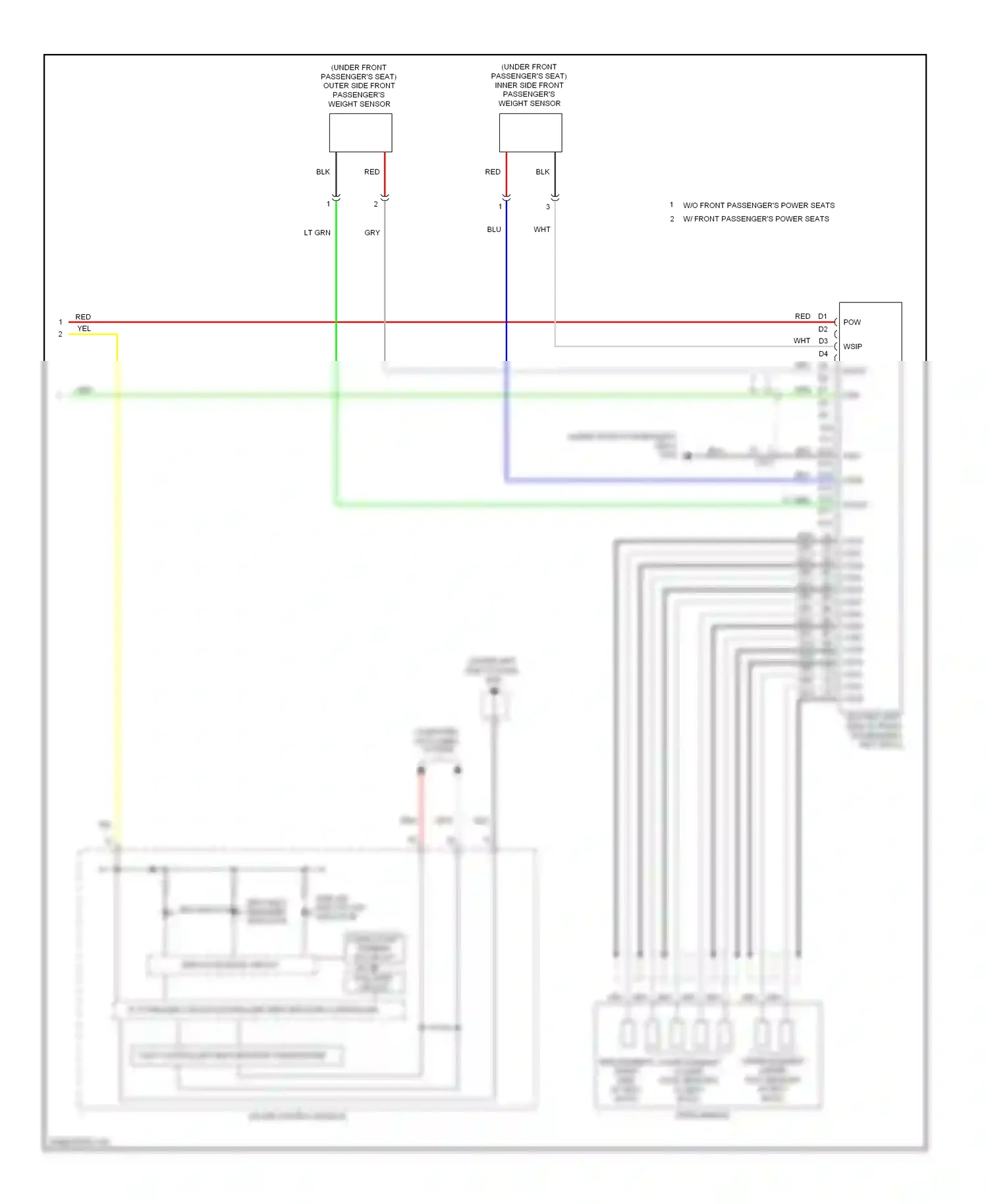 Wiring diagram wht for Honda Pilot II facelift (2011-2015) (100 of 105)