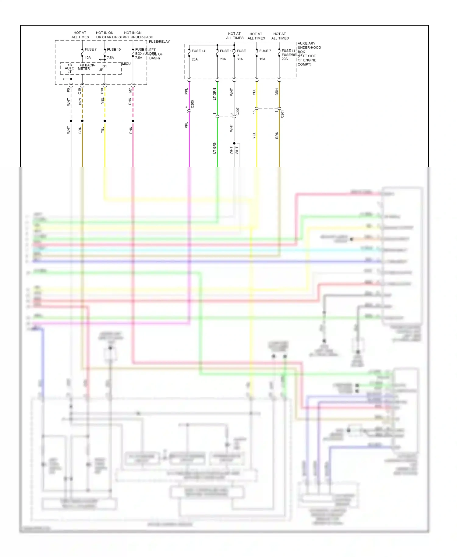 Wiring diagram yel for Honda Pilot II facelift (2011-2015) (24 of 103)