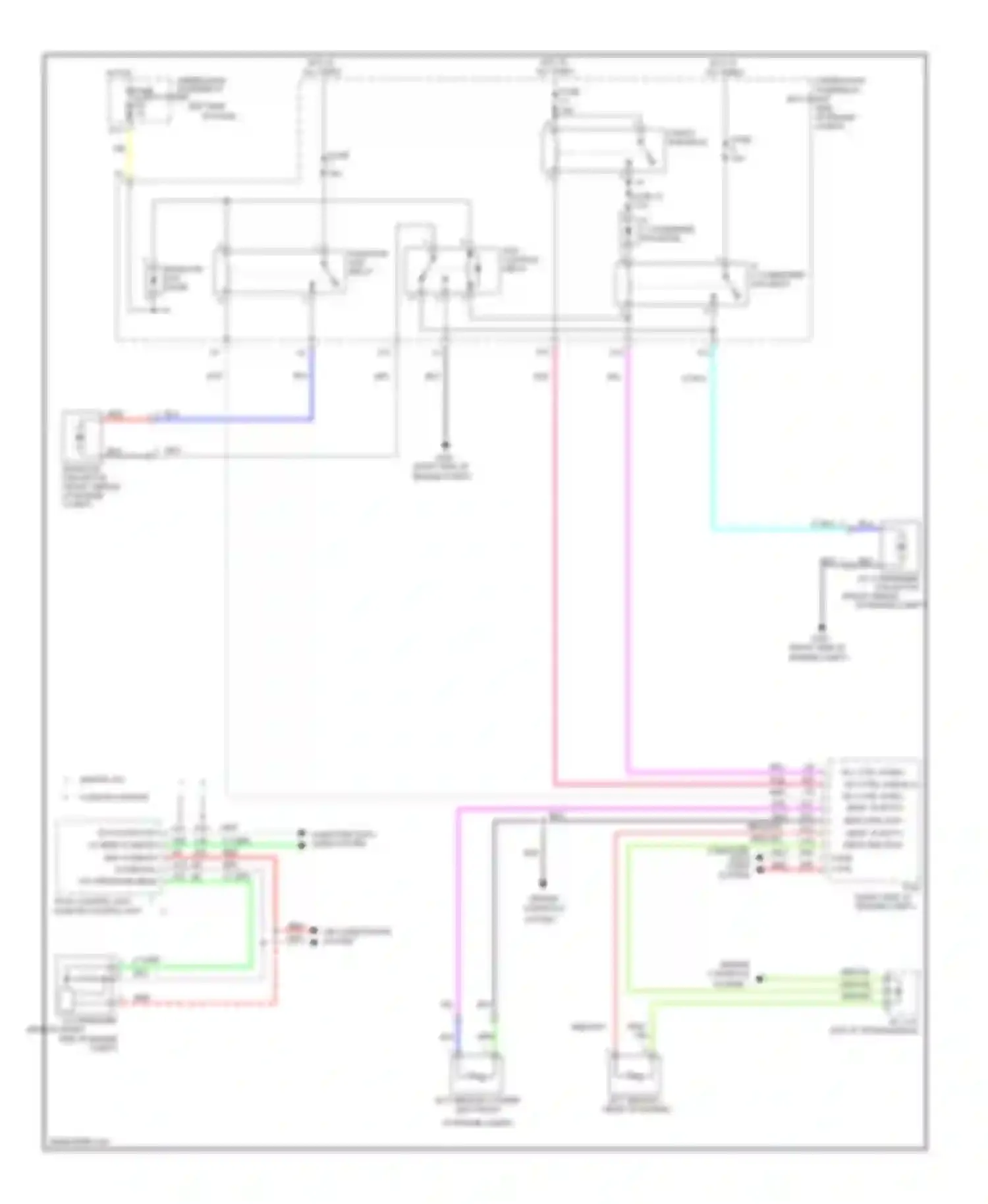 Pilot Honda II (2008-2011): Cooling fan circuit
