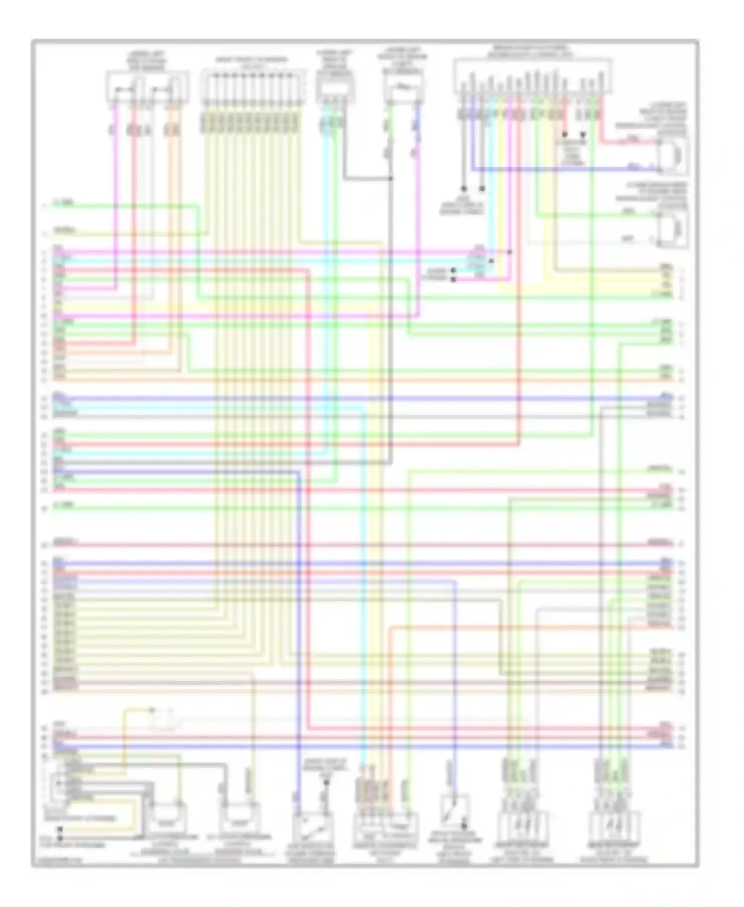 Pilot Honda II (2008-2011): Wiring diagram engine performance 3.5l (2 of 6)