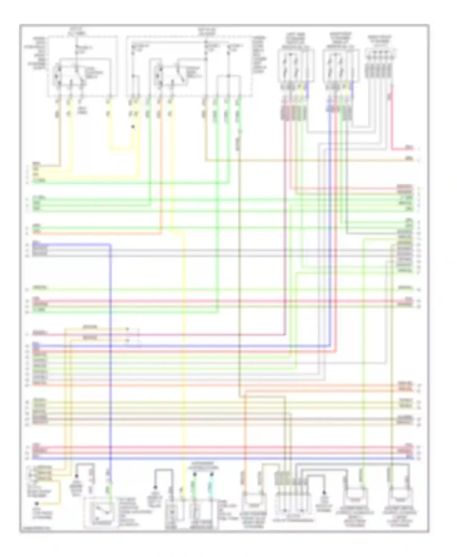Pilot Honda II (2008-2011): Wiring diagram engine performance 3.5l (3 of 6)