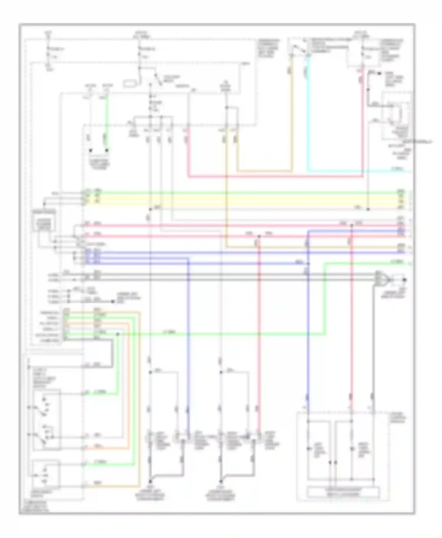 Pilot Honda II (2008-2011): Exterior lamps circuit (1 of 3)
