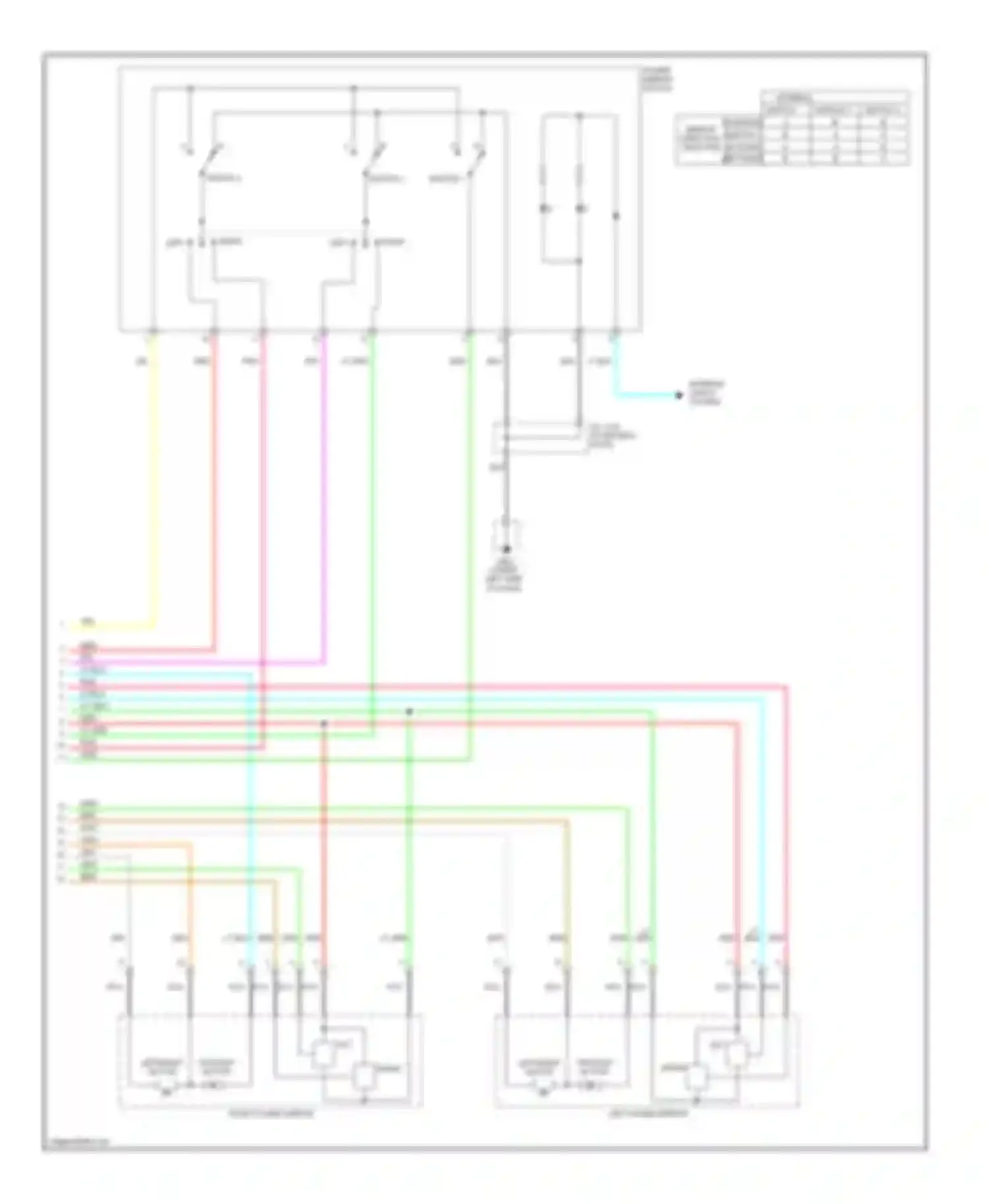 Pilot Honda II (2008-2011): Memory mirrors circuit (2 of 2)
