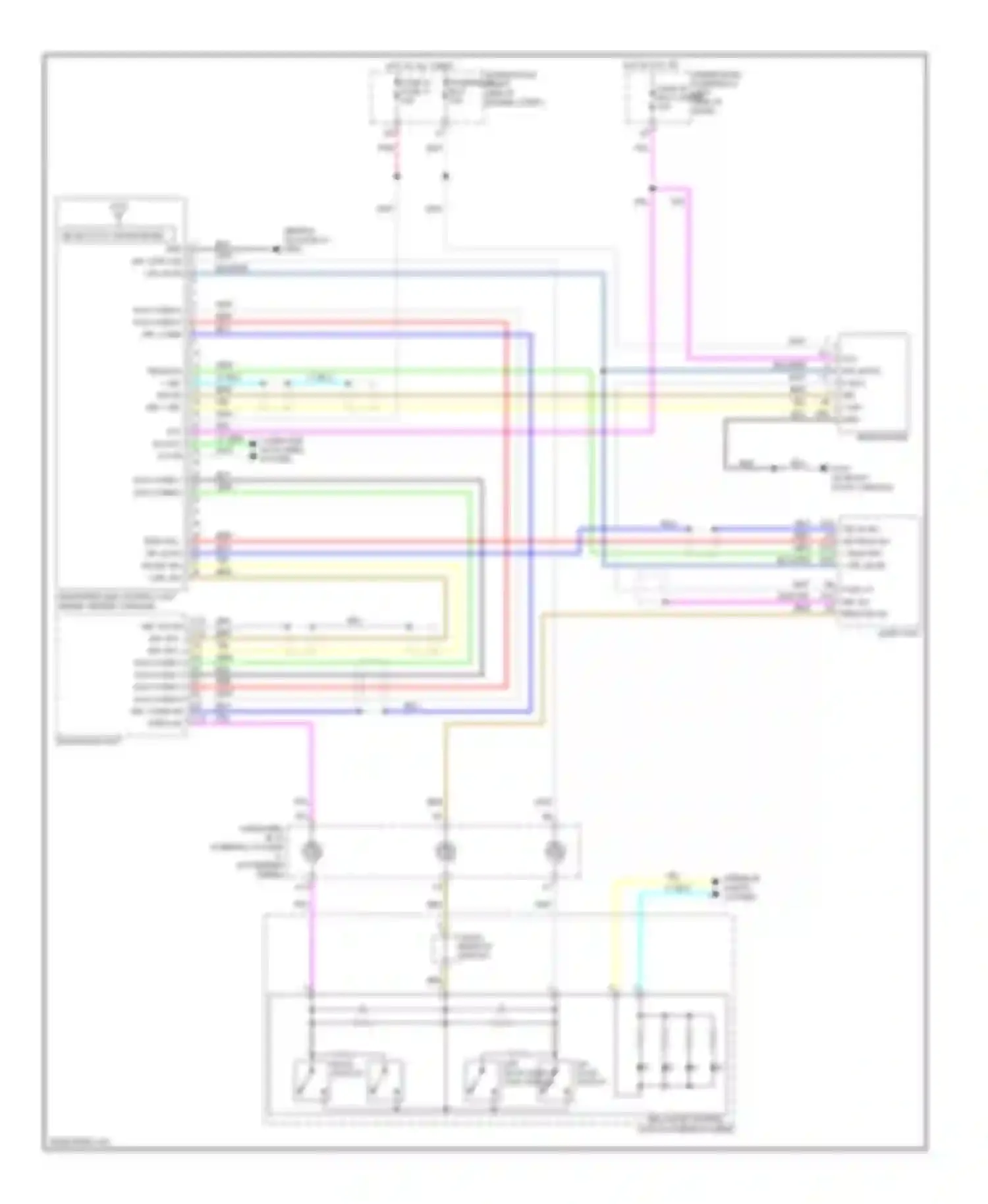 Pilot Honda II (2008-2011): Hands free module circuit, except honda accessory