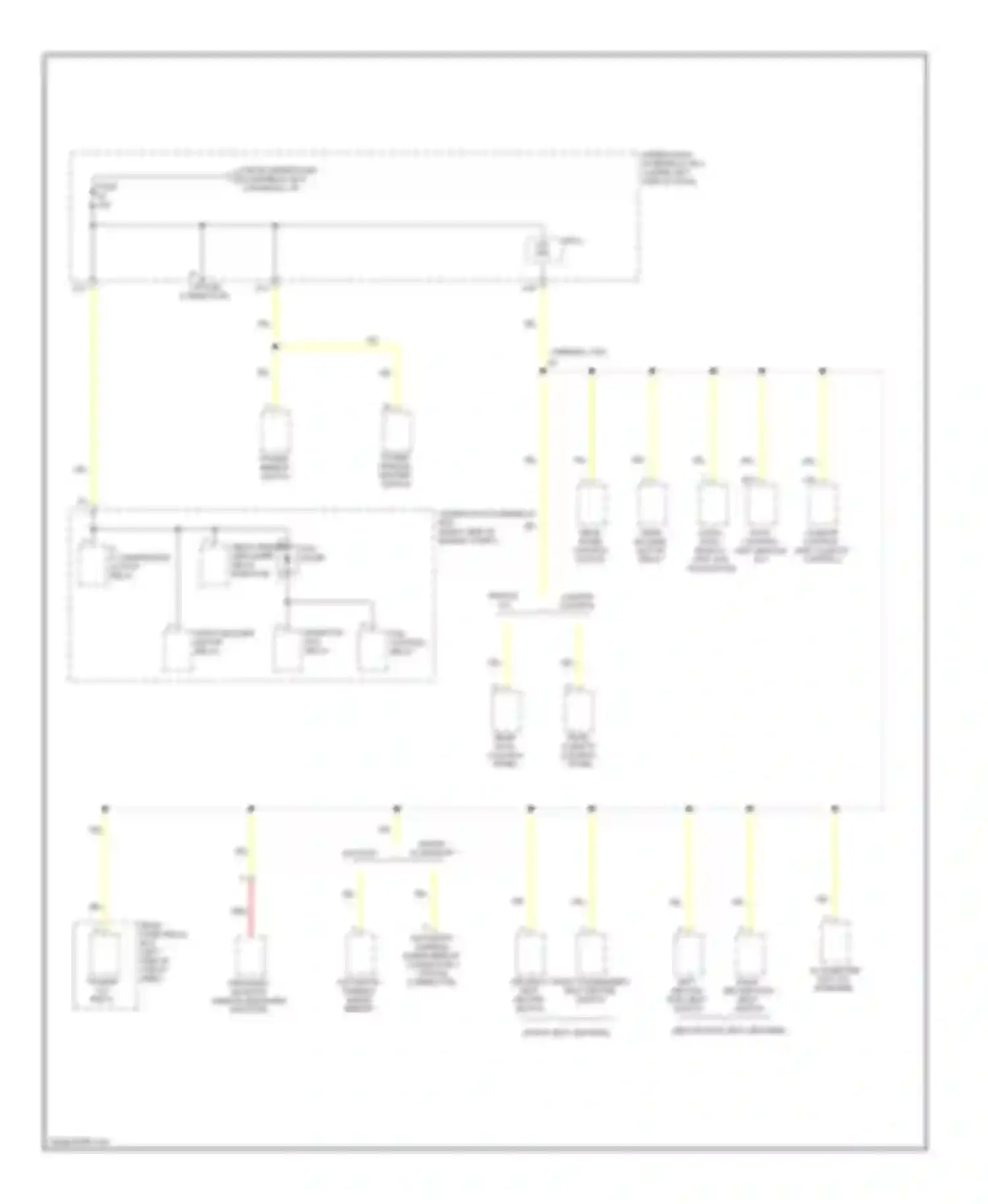 Pilot Honda II (2008-2011): Power distribution circuit (8 of 8)