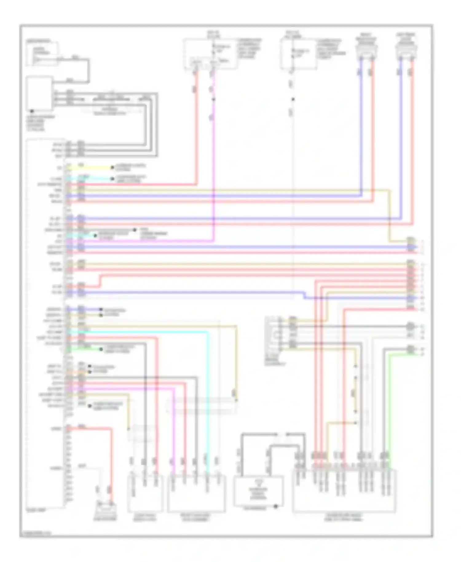 Pilot Honda II (2008-2011): Base radio circuit (1 of 2)