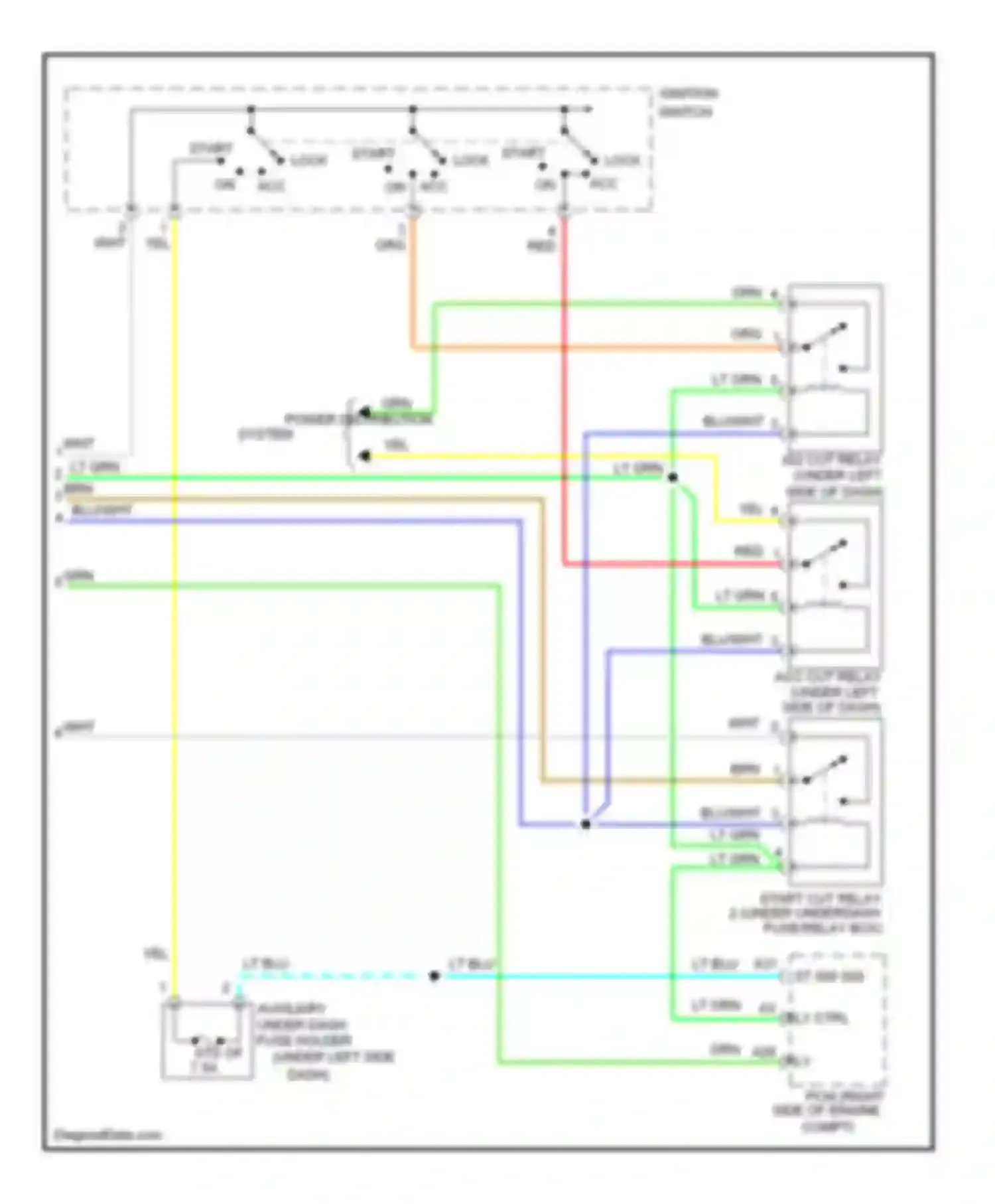 Pilot Honda II (2008-2011): Starting circuit (2 of 2)
