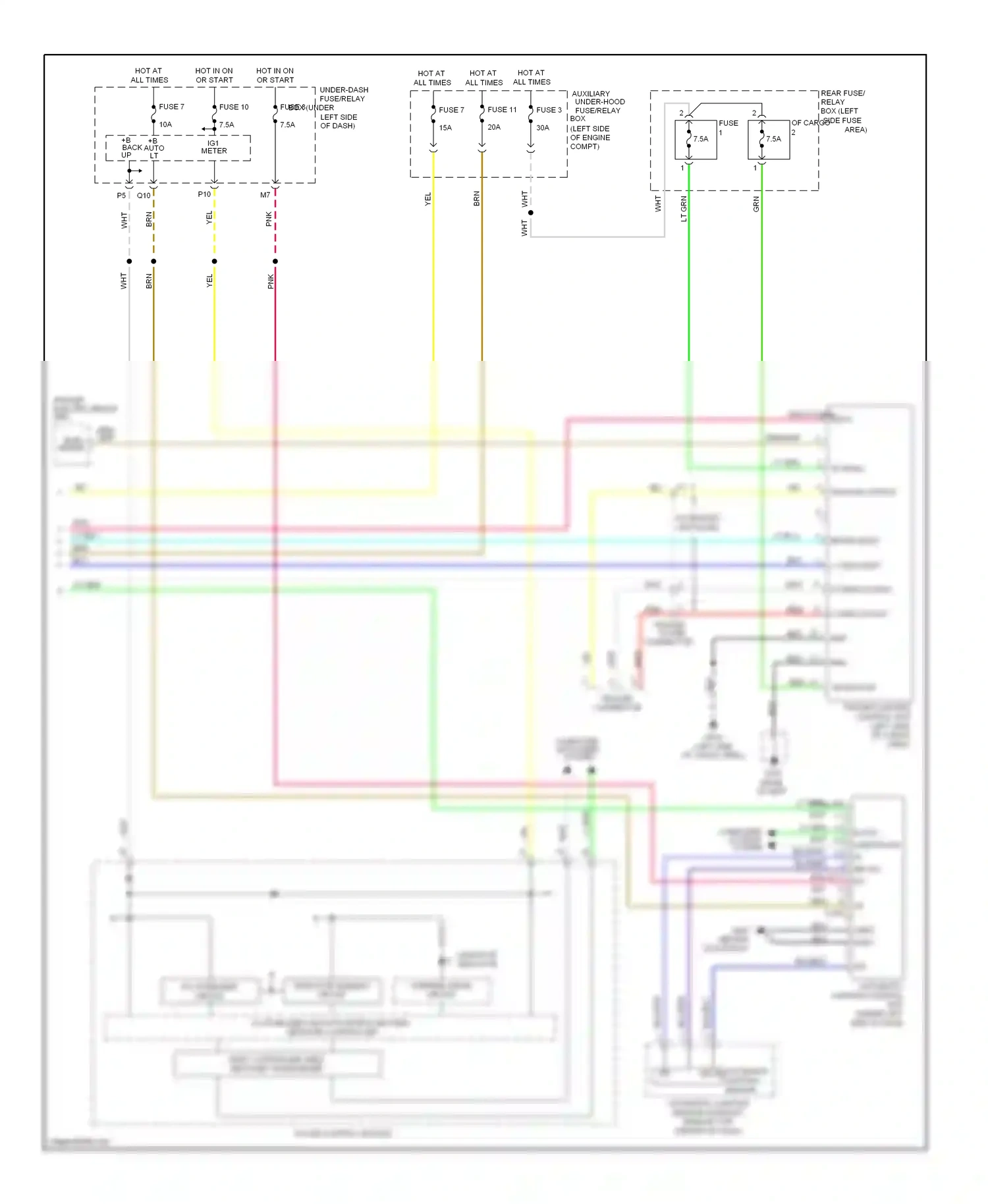 Honda Pilot II (2008-2011) (accessory installed) wiring diagram  (1 of 1)