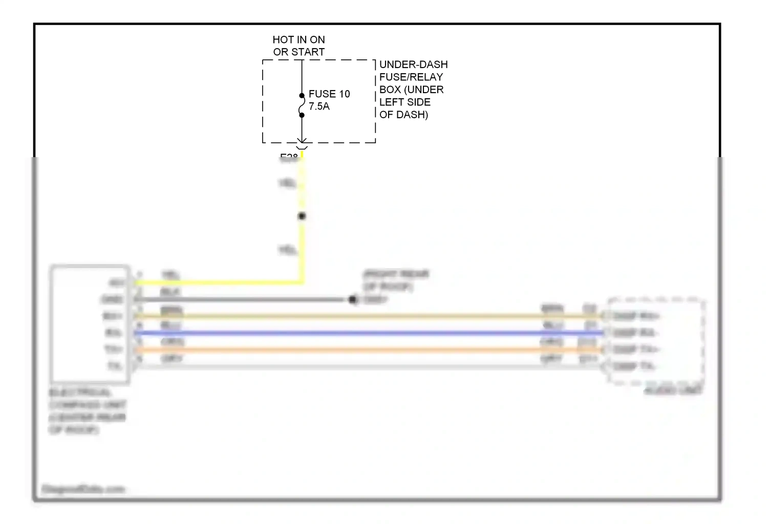 Wiring diagram blk for Honda Pilot II (2008-2011) (51 of 104)