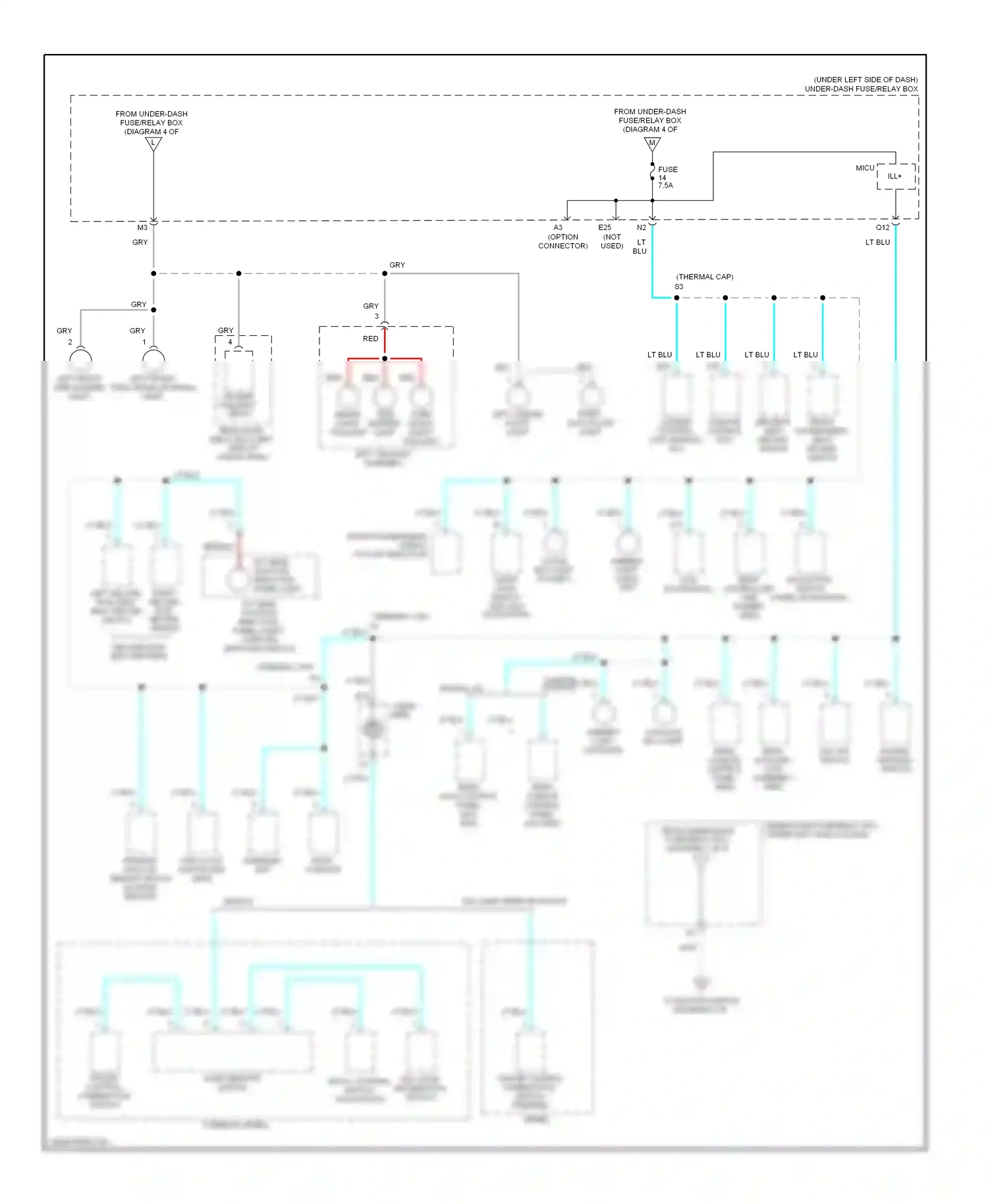 Wiring diagram climate control for Honda Pilot II (2008-2011) (5 of 6)