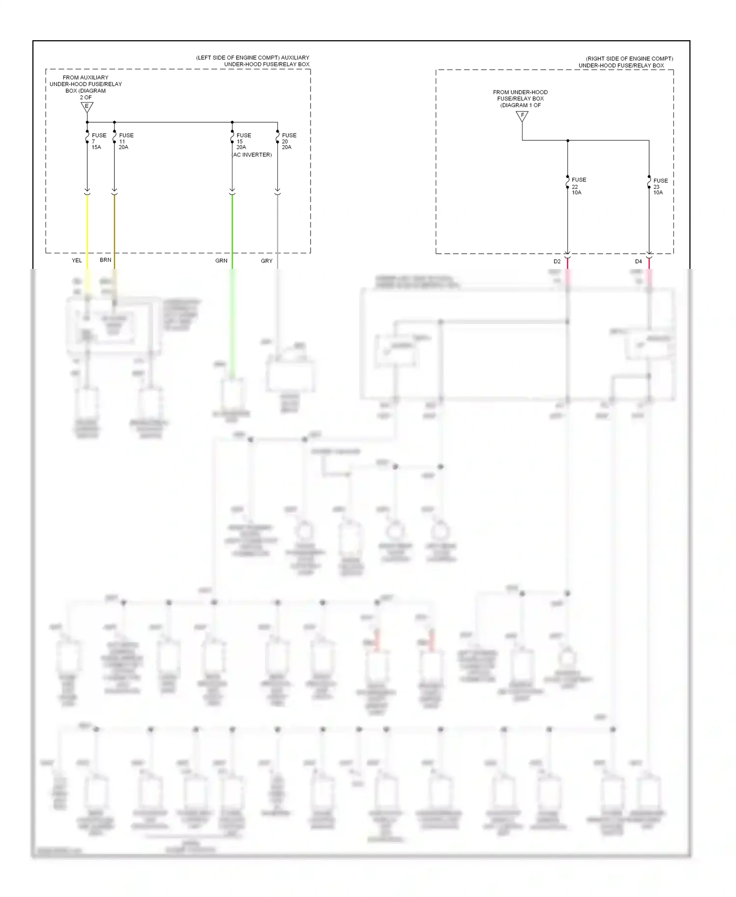 Wiring diagram driver's door courtesy light for Honda Pilot II (2008-2011) (1 of 1)