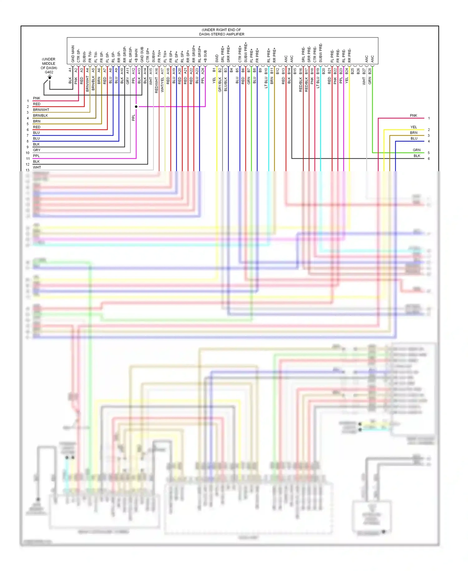 Wiring diagram fr pre- for Honda Pilot II (2008-2011) (1 of 3)