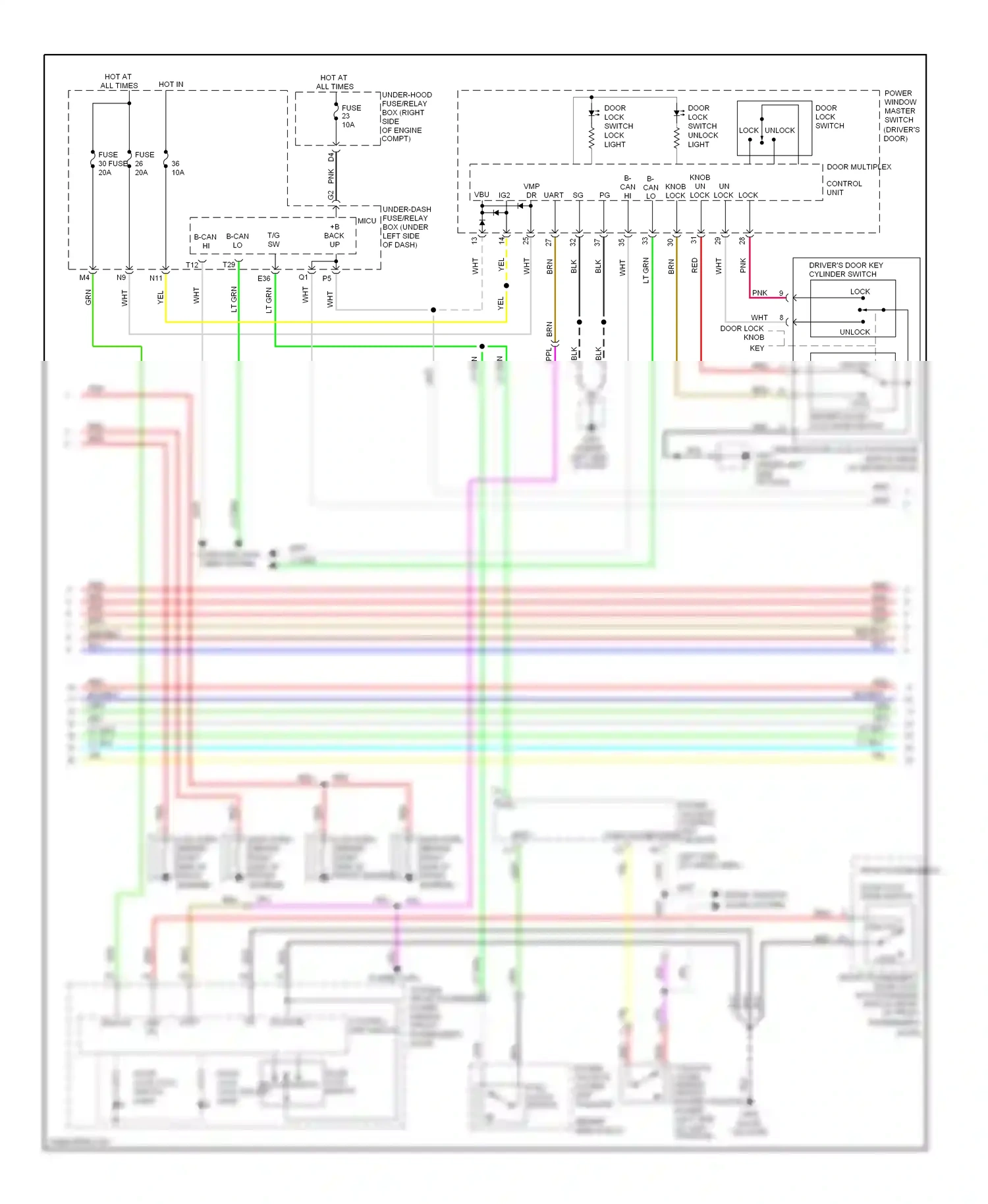 Wiring diagram gry for Honda Pilot II (2008-2011) (6 of 74)