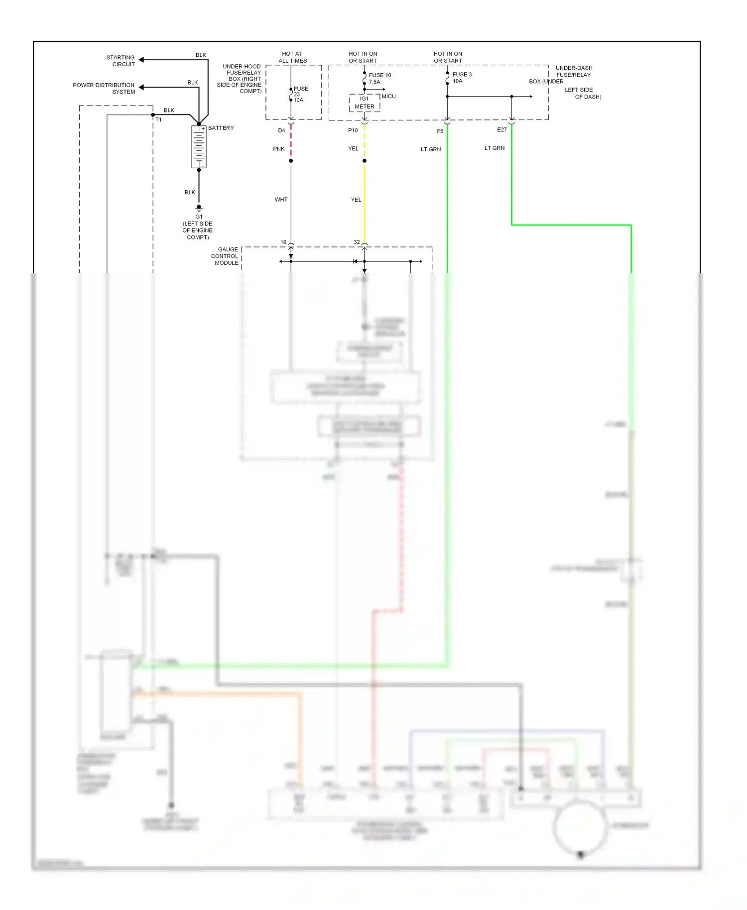 Wiring diagram lt grn for Honda Pilot II (2008-2011) (51 of 63)
