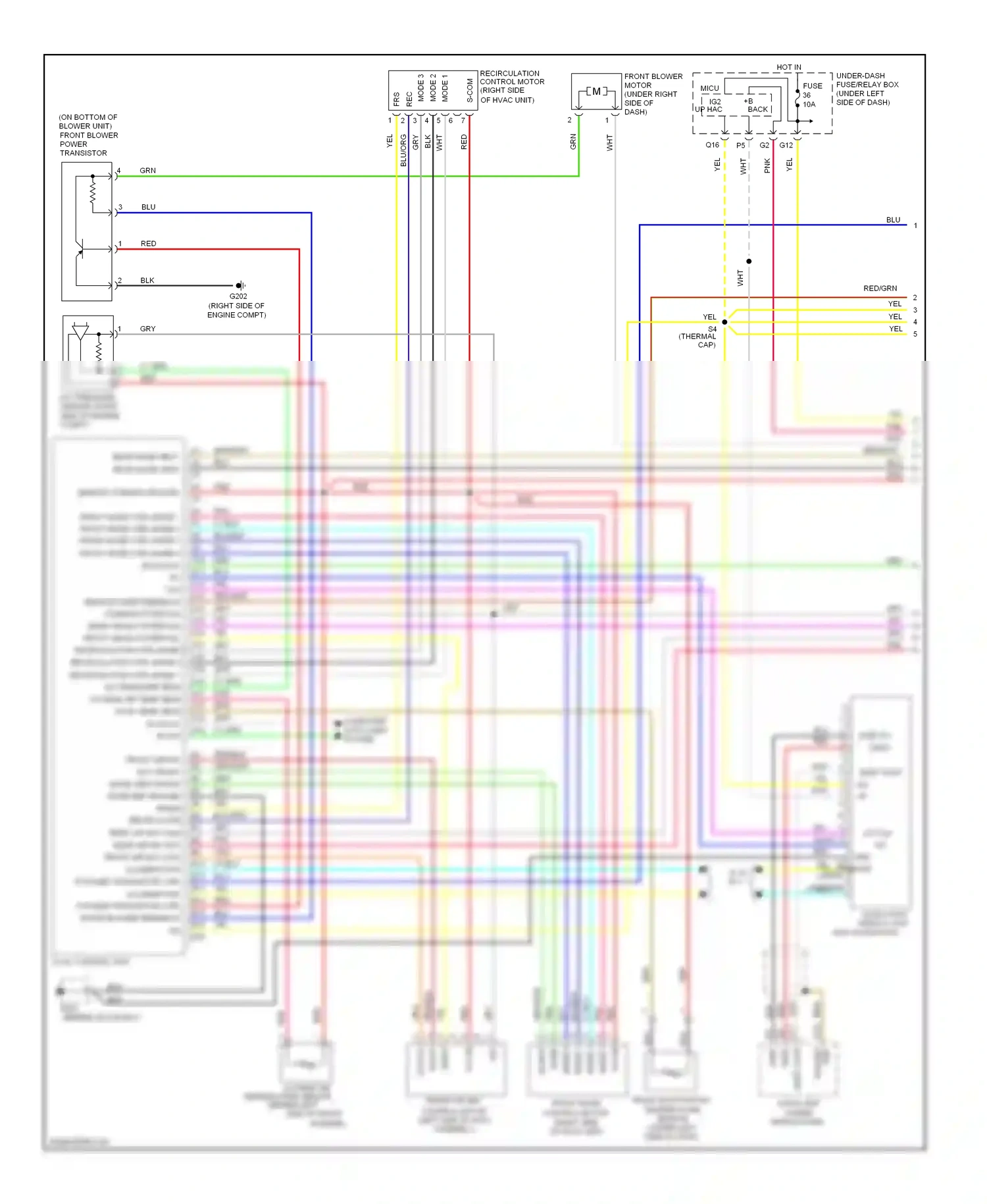 Wiring diagram m-vent for Honda Pilot II (2008-2011) (3 of 4)