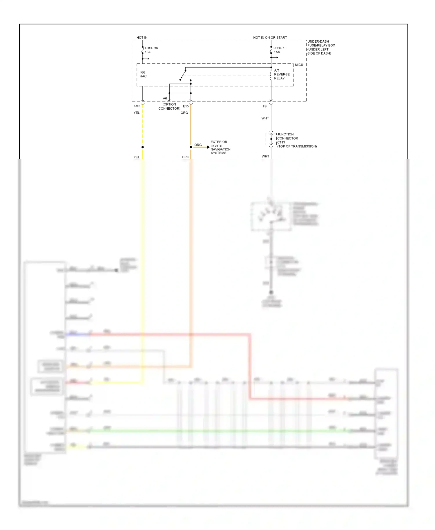 Wiring diagram nca for Honda Pilot II (2008-2011) (10 of 18)
