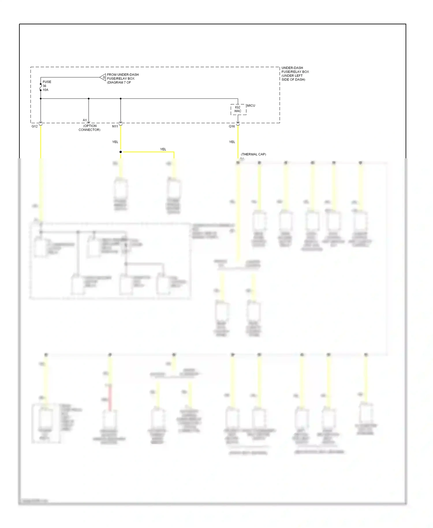 Wiring diagram power mirror switch for Honda Pilot II (2008-2011) (3 of 4)
