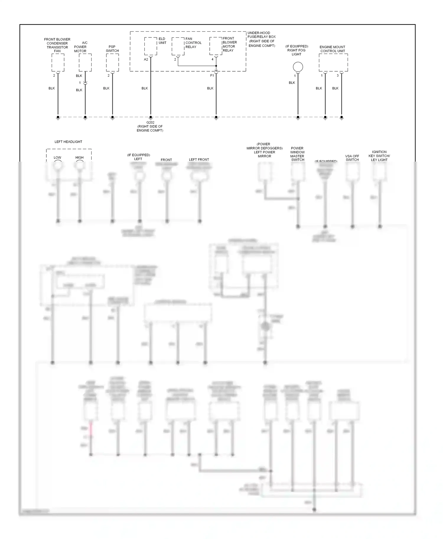 Wiring diagram steering wheel) for Honda Pilot II (2008-2011) (2 of 11)