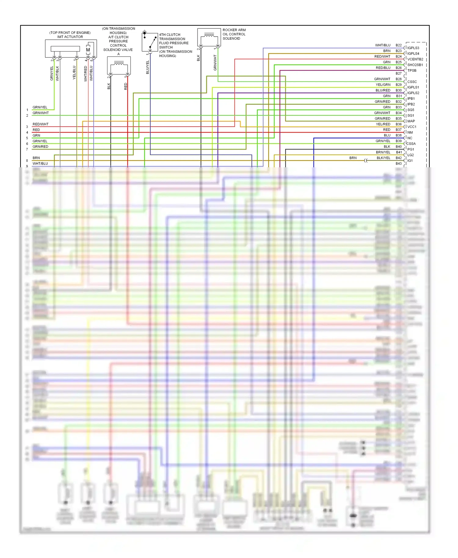 Wiring diagram wht/red for Honda Pilot II (2008-2011) (2 of 2)